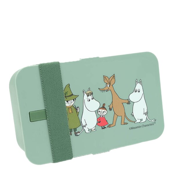 Mummi matboks 6x12x19 cm Familien grønn