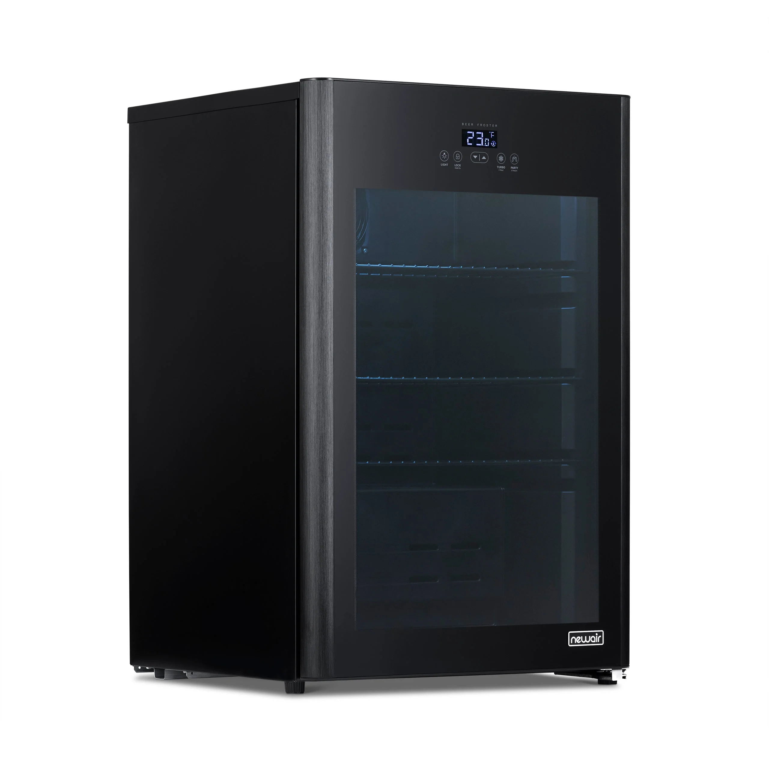 Newair 125-Can Freestanding Beer Froster in Black - 22.1