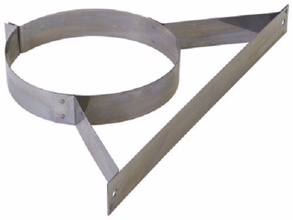Selkirk 206520 6T-WB 6" Steel Chimney Pipe Wall Band Support Bracket - Quantity of 2 Selkirk 206520 6T-WB 6" Steel Chimney Pipe Wall Band Support Bracket - Quantity of 2