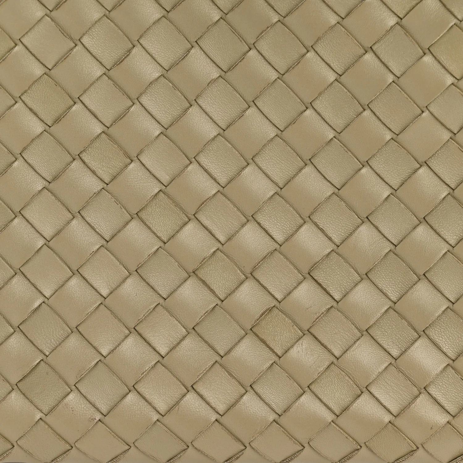 Nappa Intrecciato Medium Andiamo Shoulder Bag Travertine