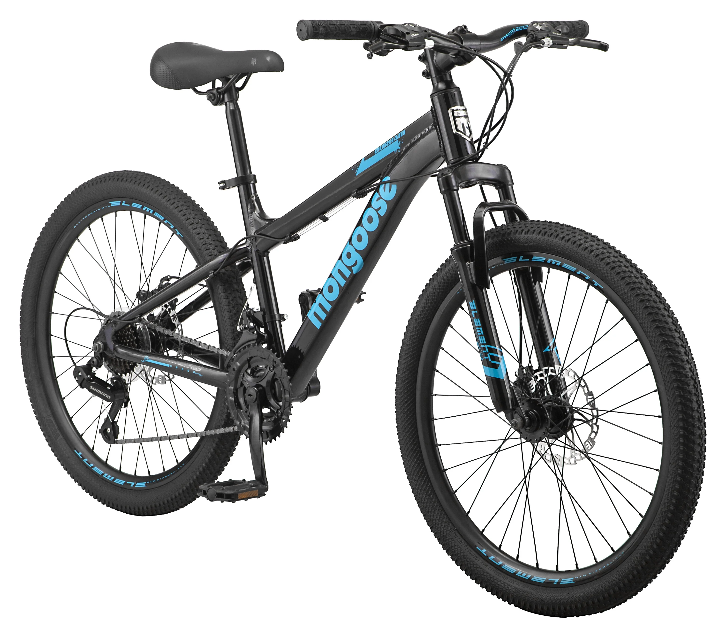 24" Durham Mountain Bike, 21 Speeds, Black - Image 2