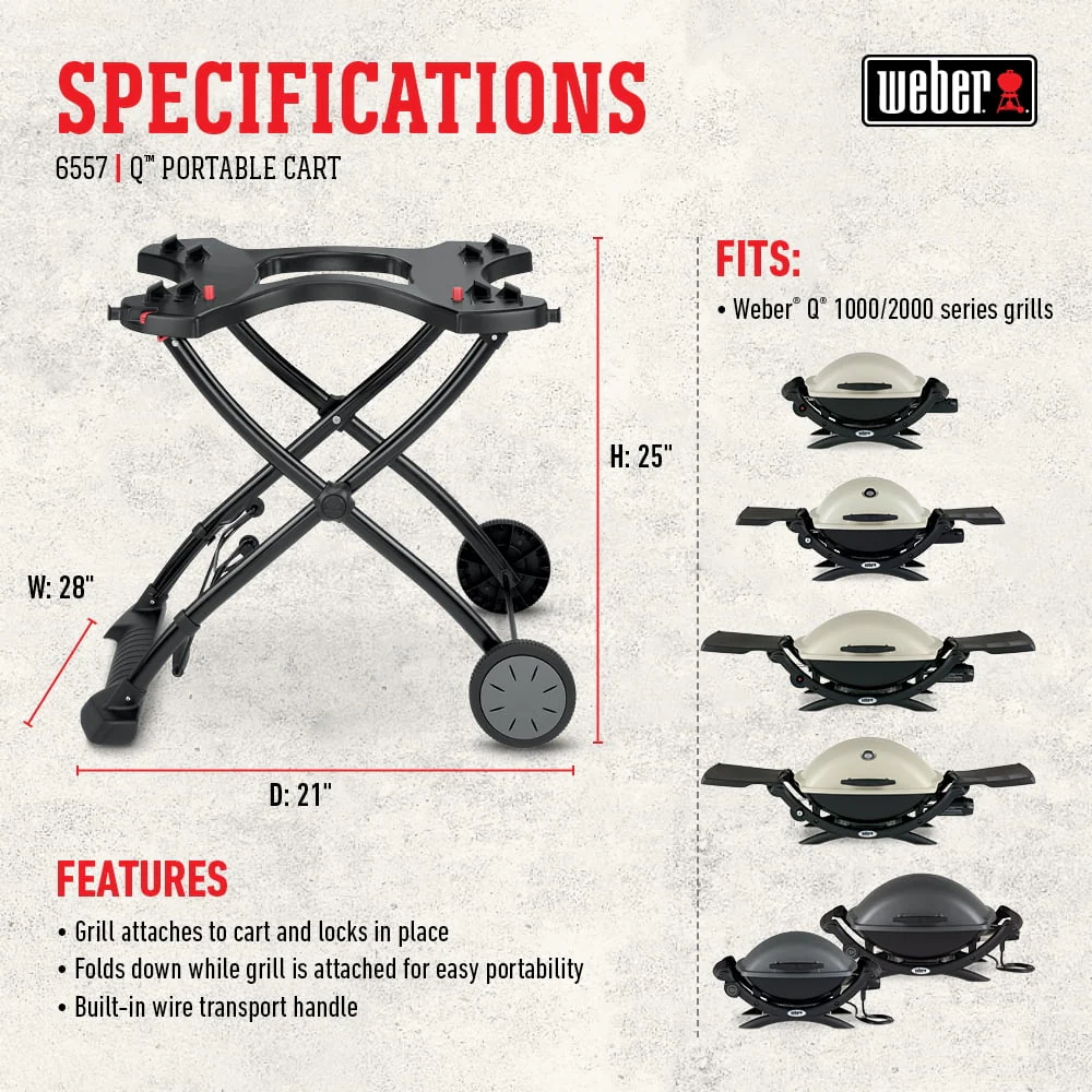 Q Portable Cart(28.2" x 21" x 25") - Image 4
