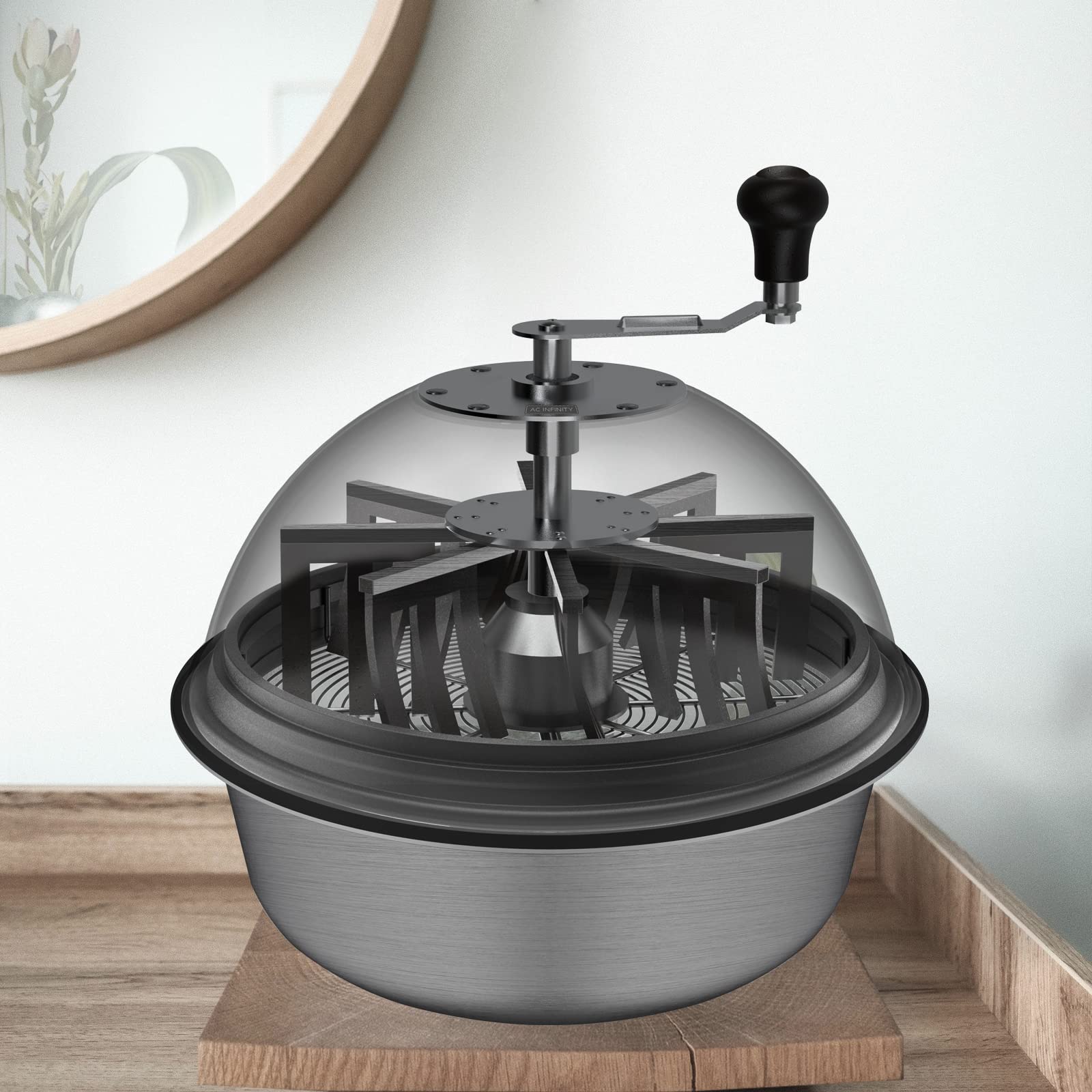 AC Infinity 16 Bud Leaf Bowl Trimmer with Stainless Steel Blades
