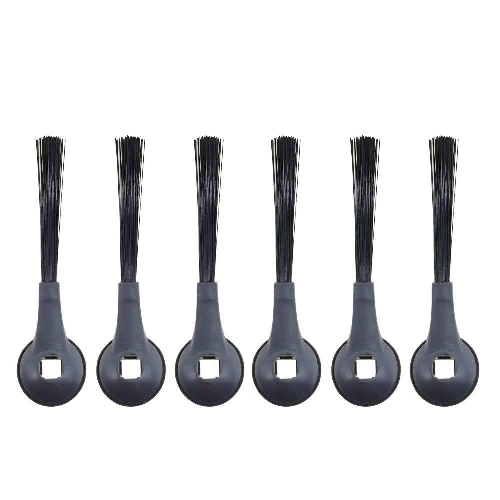 6 Pack Side Brushes Replacement Part Compatible with Shark IQ Robot RV1001AE, AV1010AE, RV1000, Av2501ae Vacuums,Compare to Part #102KY1000