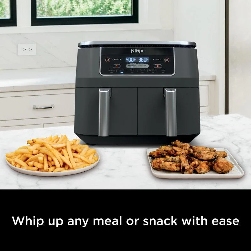 Ninja Foodi 6 - in - 1 8 - Quart 2 - Basket Air Fryer with Dualzone Technology