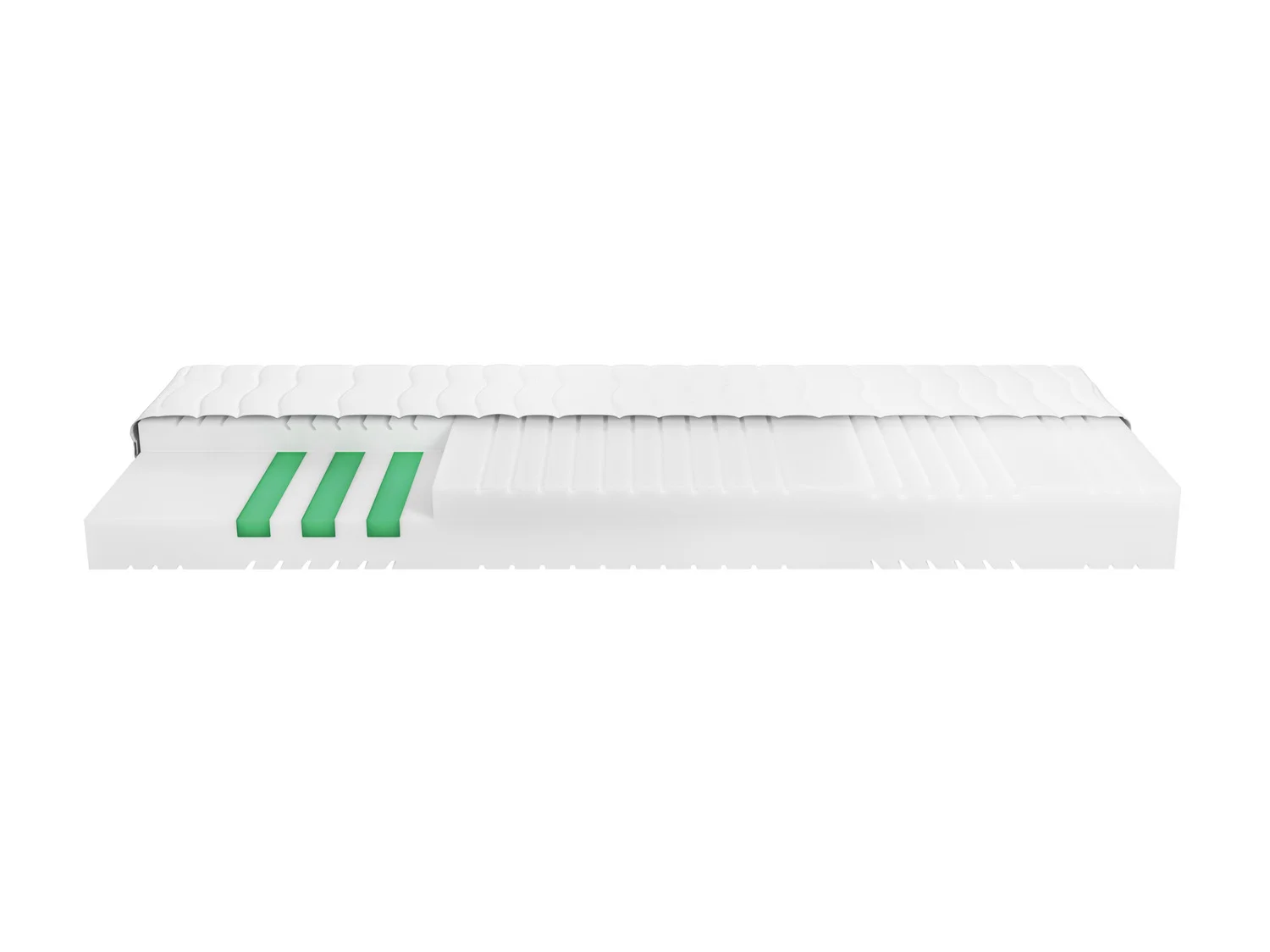 LIVARNO home Matelas en mousse froide, 7 zones, H2, 90 x 190 cm