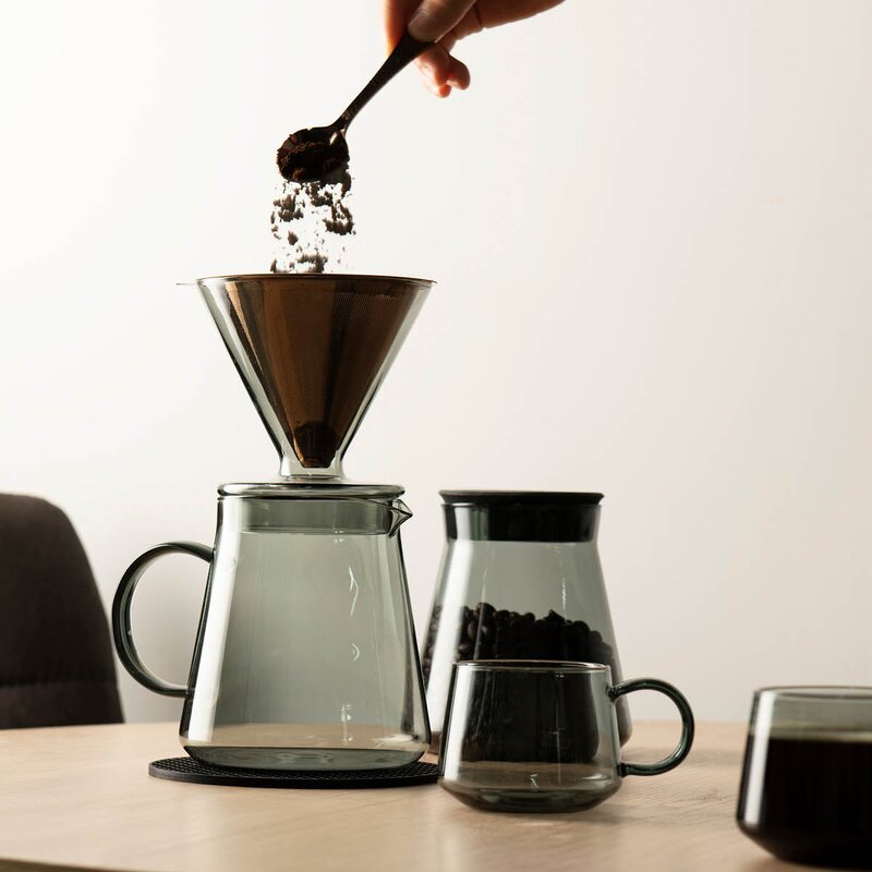 Lundi kaffekanne 0,7L smoke