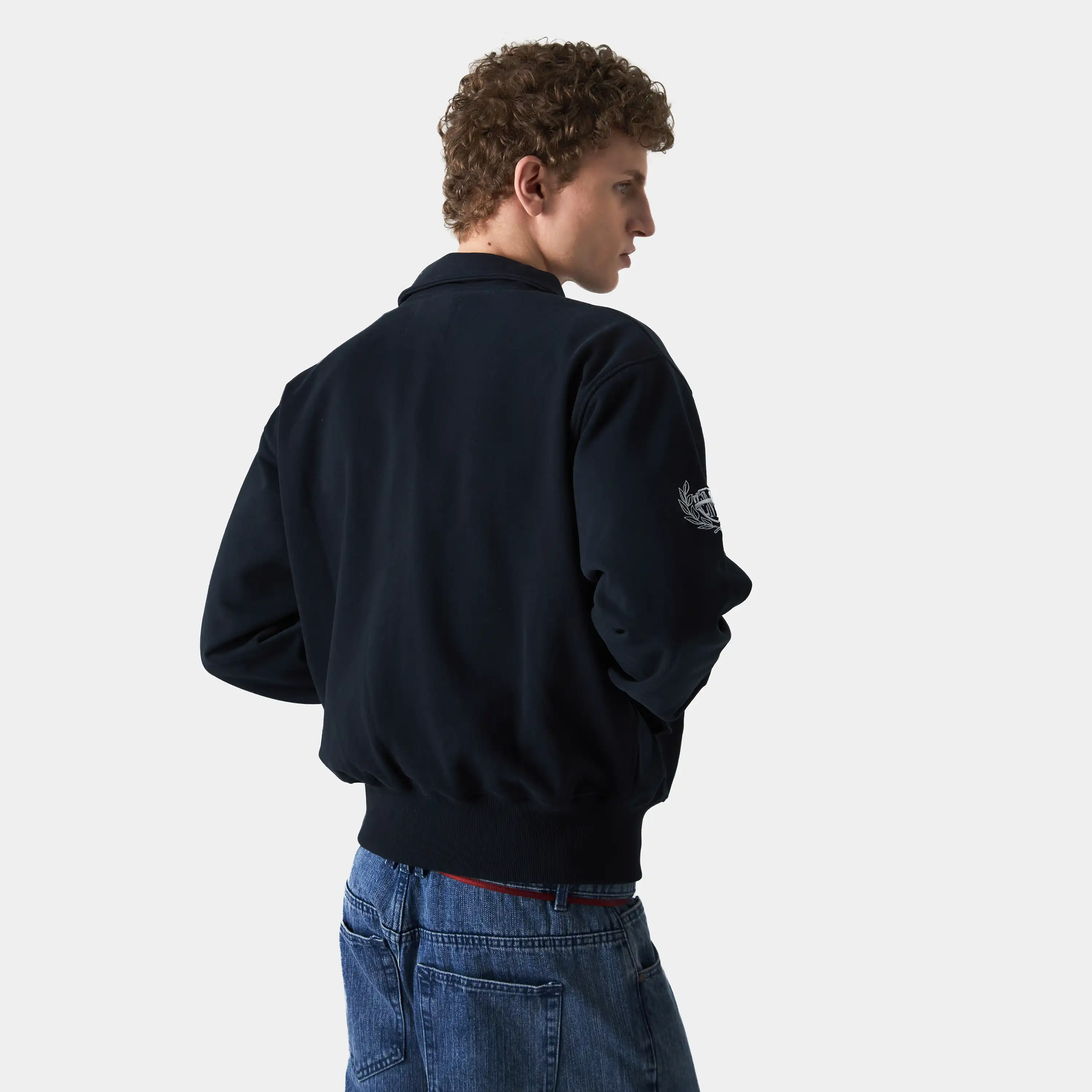 Serv Navy Full Zip
