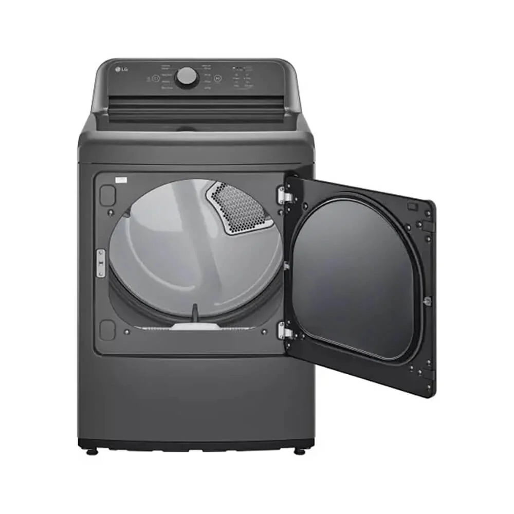 LG DLE6100M 7.3 Cu. Ft. Monochrome Gray Front Load Smart Electric Dryer
