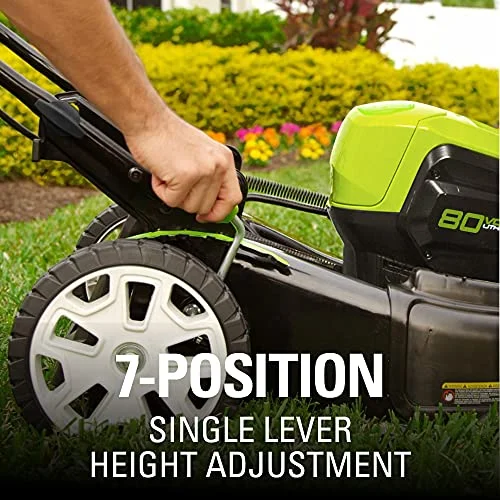 Pro 80V 21-Inch Brushless Self-Propelled Lawn Mower, 4Ah Battery Included MO80L410 - Image 5