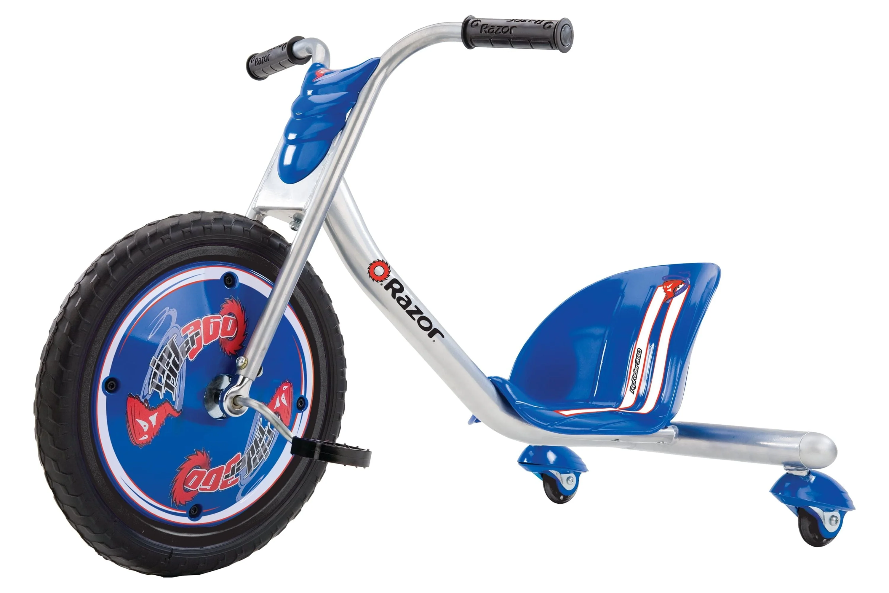 Razor RipRider 360 Drift Trike Blue, 16" Front Wheel, 3 Wheeled Drifting Ride On, Tricycle with Rear Casters for Kids Ages 5 and Up, Unisex Image 10