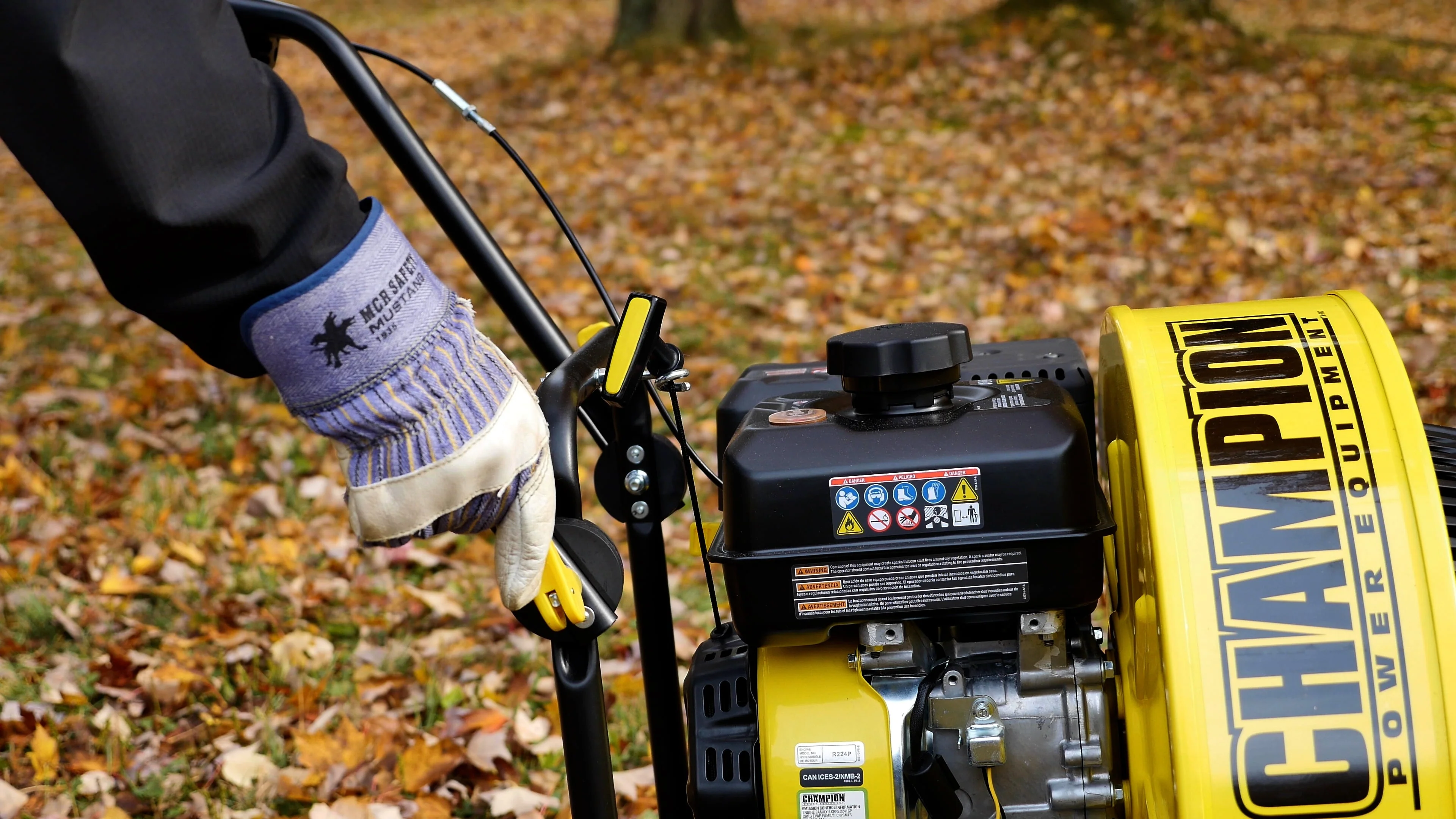 Champion Power Equipment 212cc 1200 CFM Walk Behind Leaf Blower