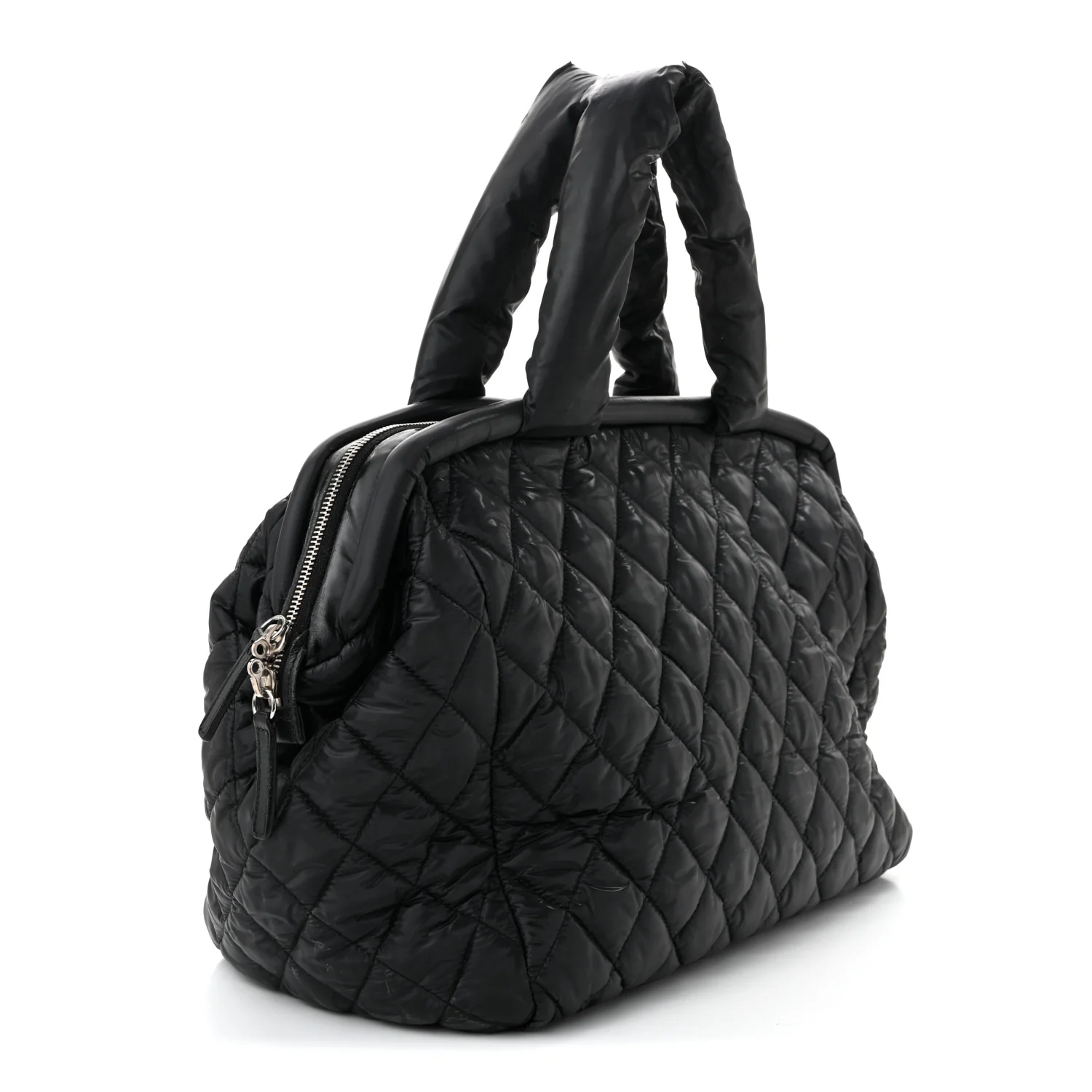 Nylon Coco Cocoon Bowler Black
