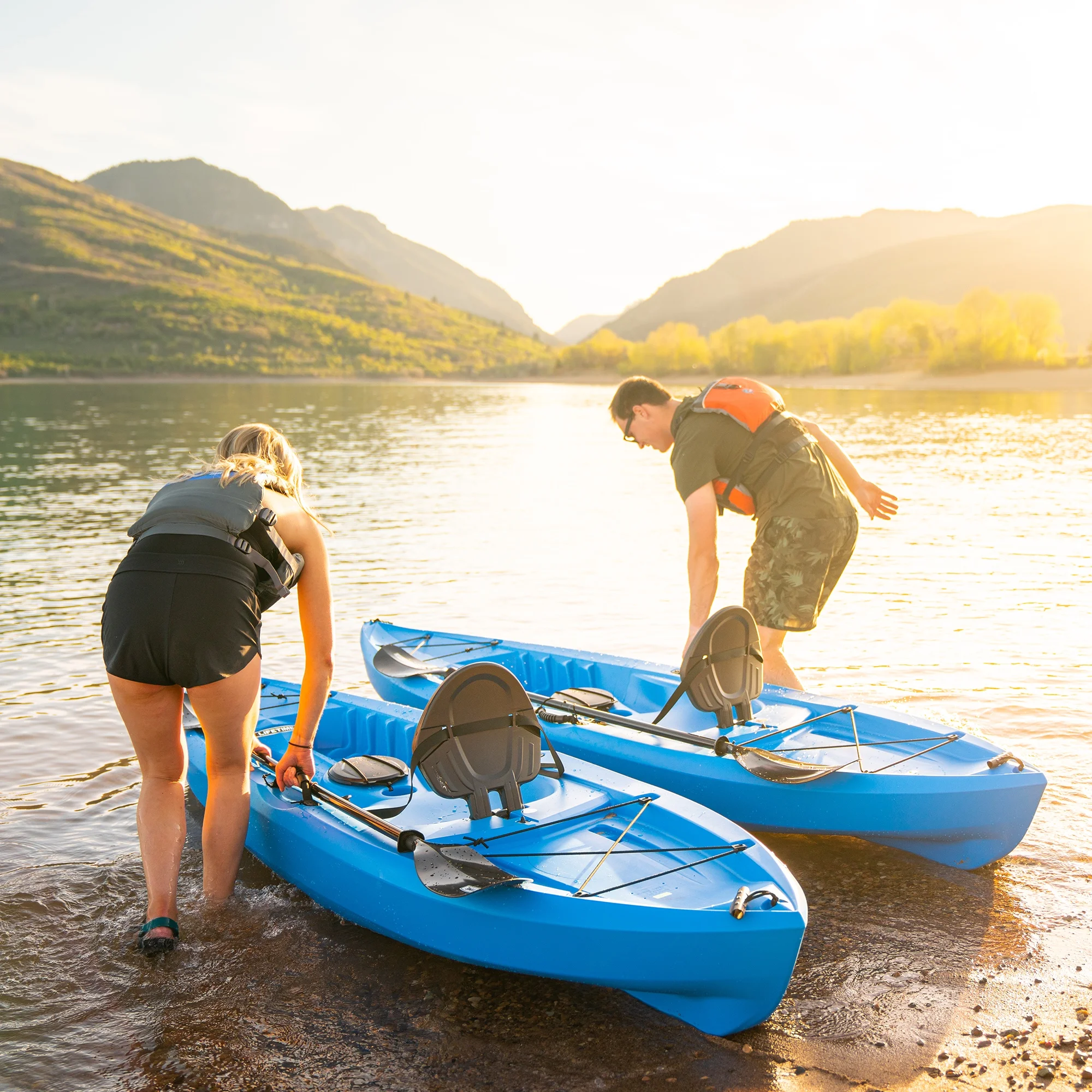 Lifetime Tamarack 10 Ft. Sit - on - Top Kayak, Fire Red (90486)