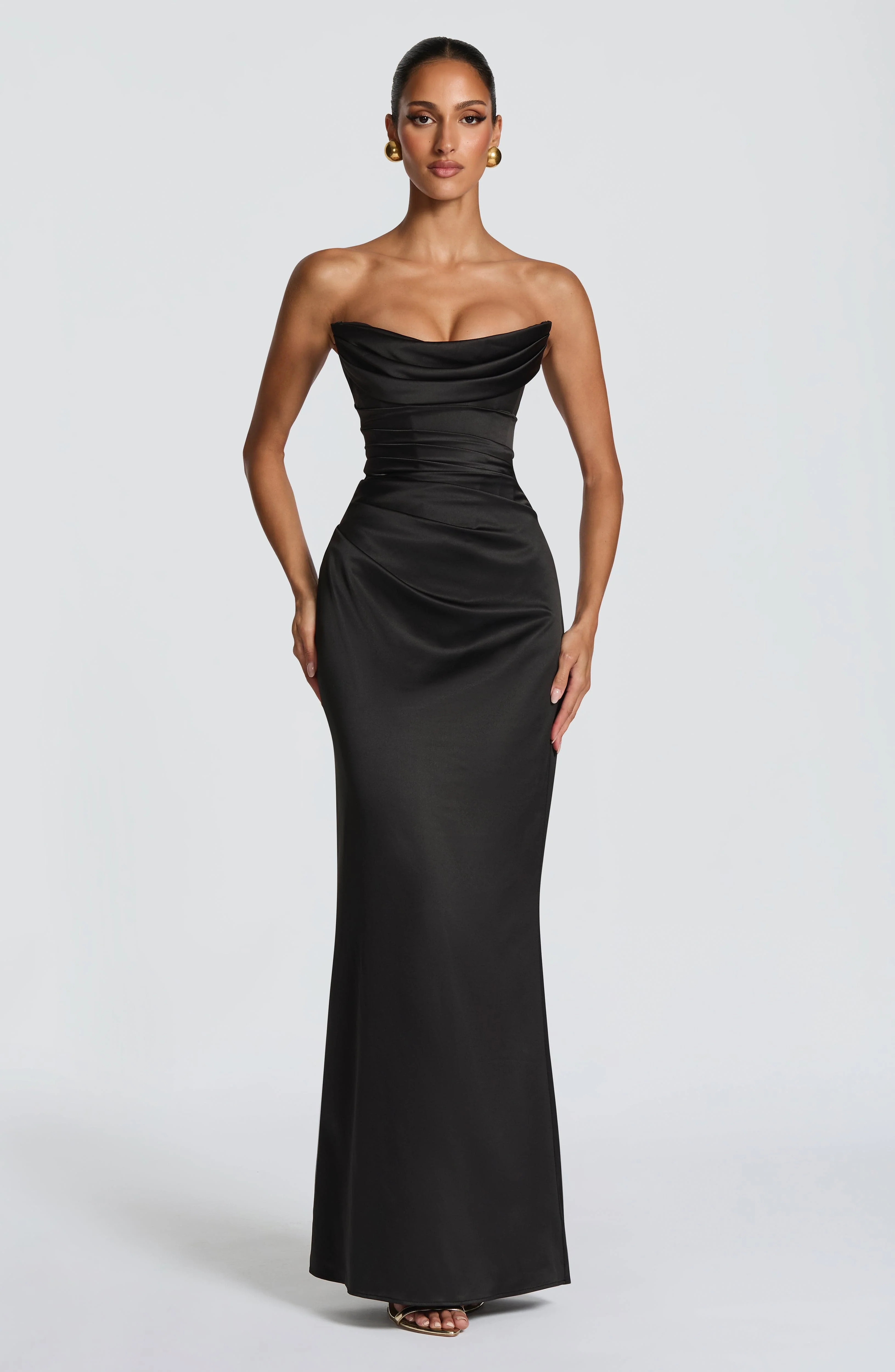 Vessa Maxi Dress - Black