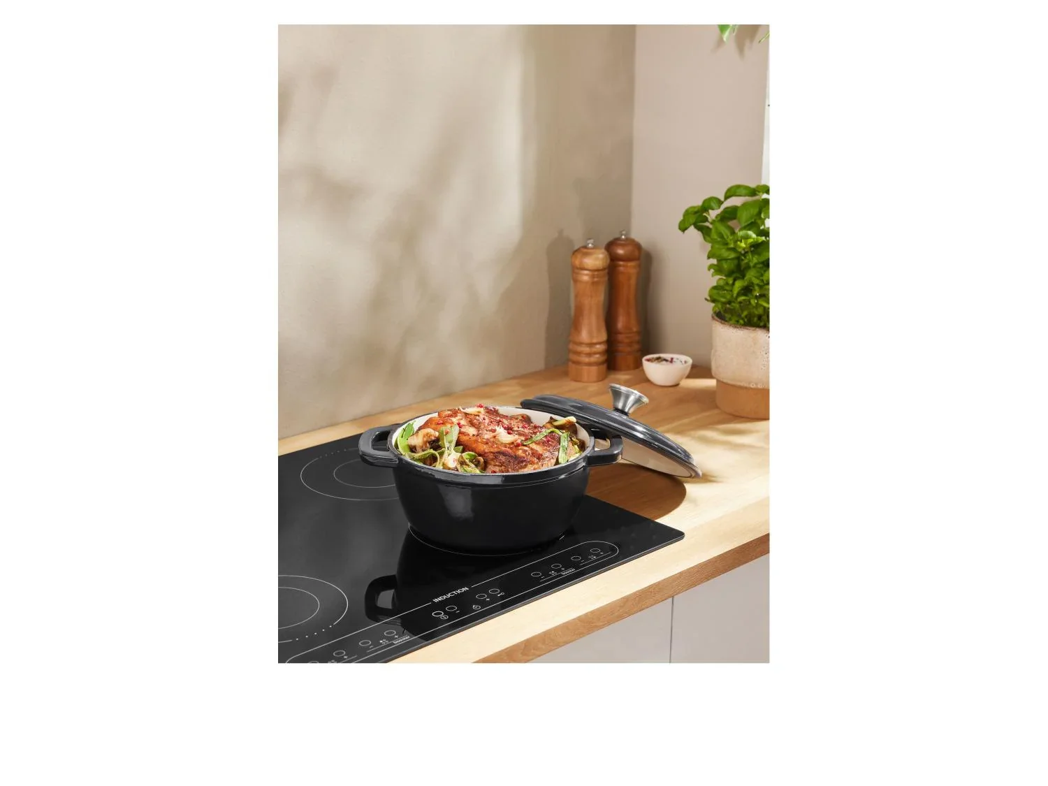 SILVERCREST Faitout en fonte Premium, 22 cm