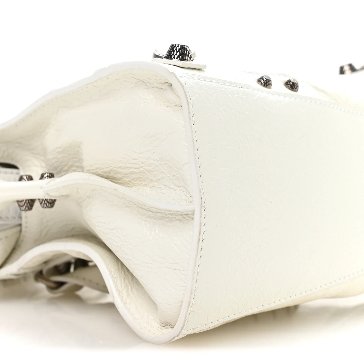 Agneau Arena Neo Cagole Handbag XS Optic White