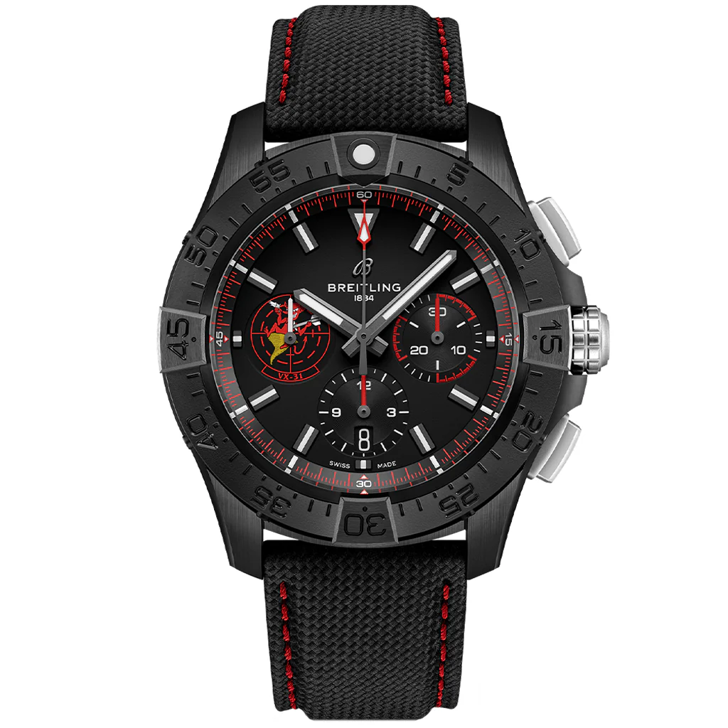 [Super Clone]Avenger B01 Chronograph 44 Night Mission USN Dust Devils SB01473A1B1X1