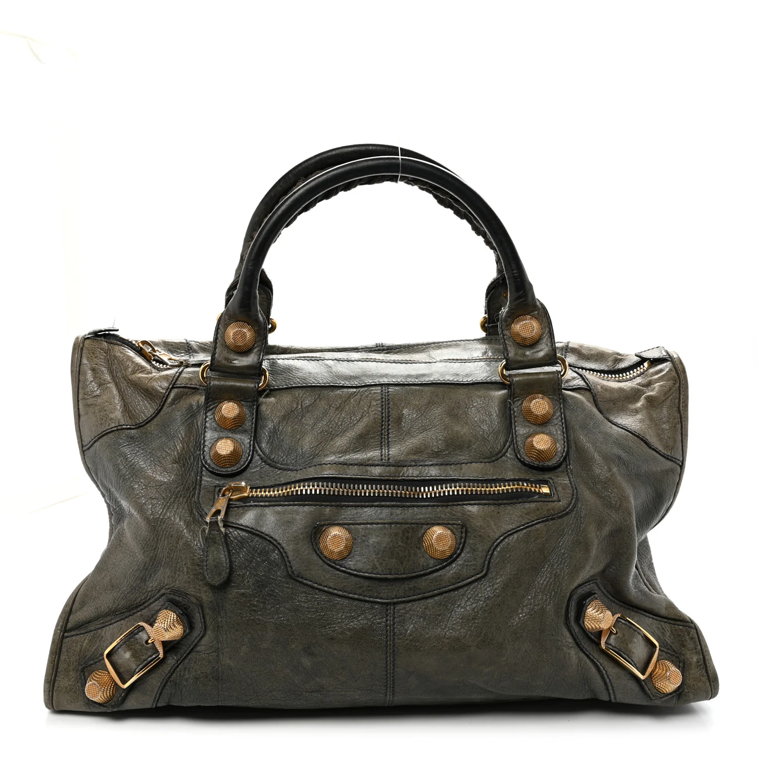 Agneau Giant 21 Gold Hardware Work Anthracite