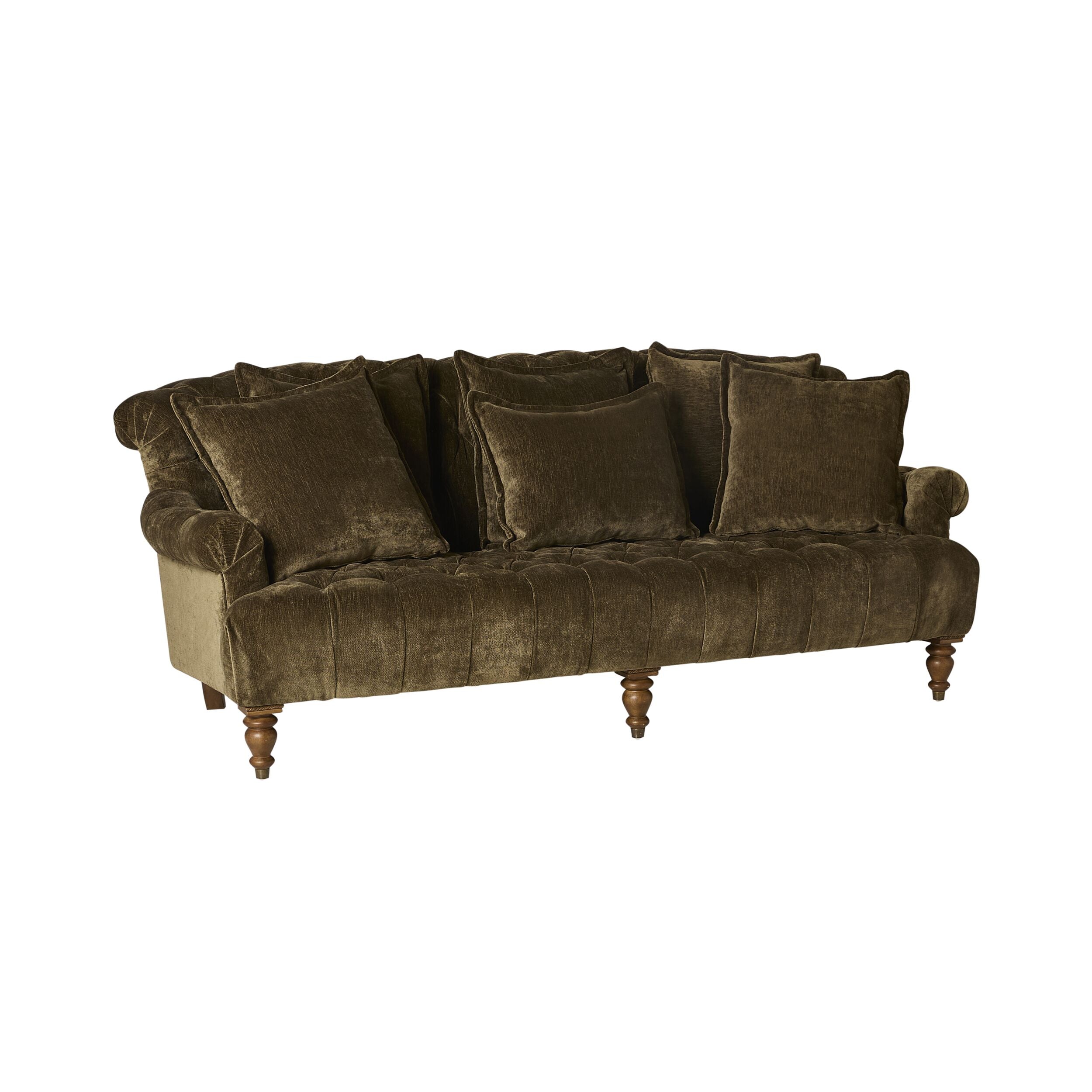 Ariane 3 Seater Sofa Khaki Green
