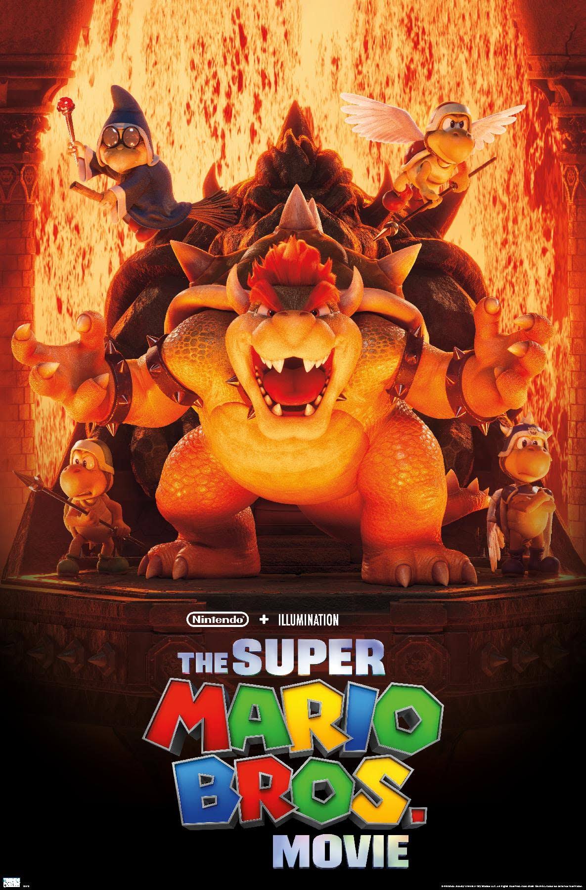 The Super Mario Bros. Movie - Bowser's World Key Art Poster