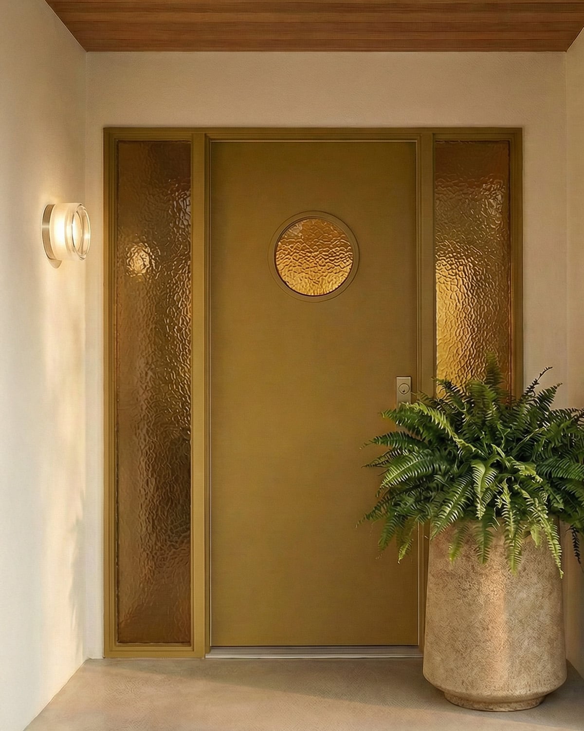 Yasu - Aplique de Pared LED de Exterior de Cristal Yasu