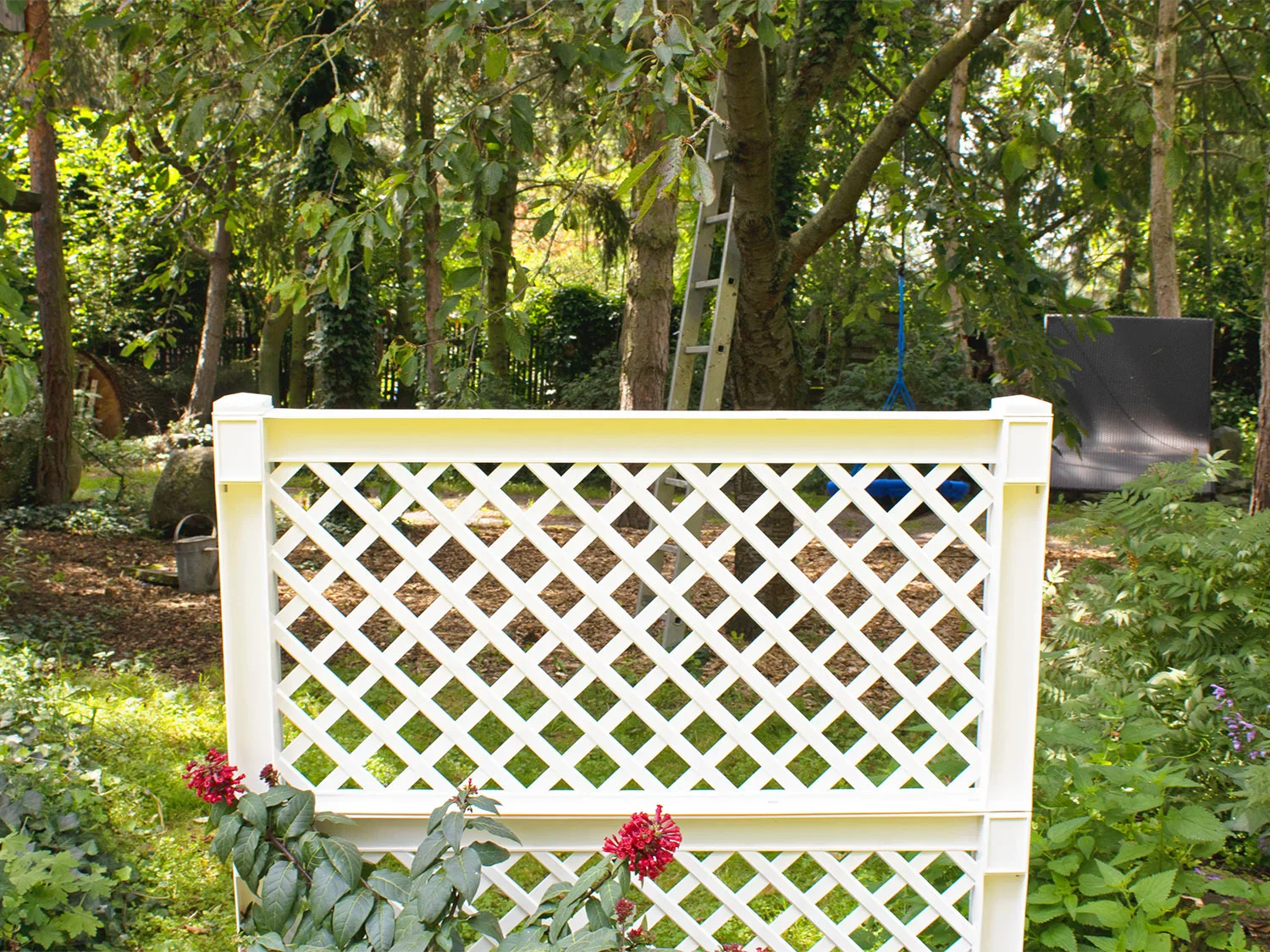 KHW Bac  plantes avec treillis central, l 100 x H 140 x P 43 cm, 110 L