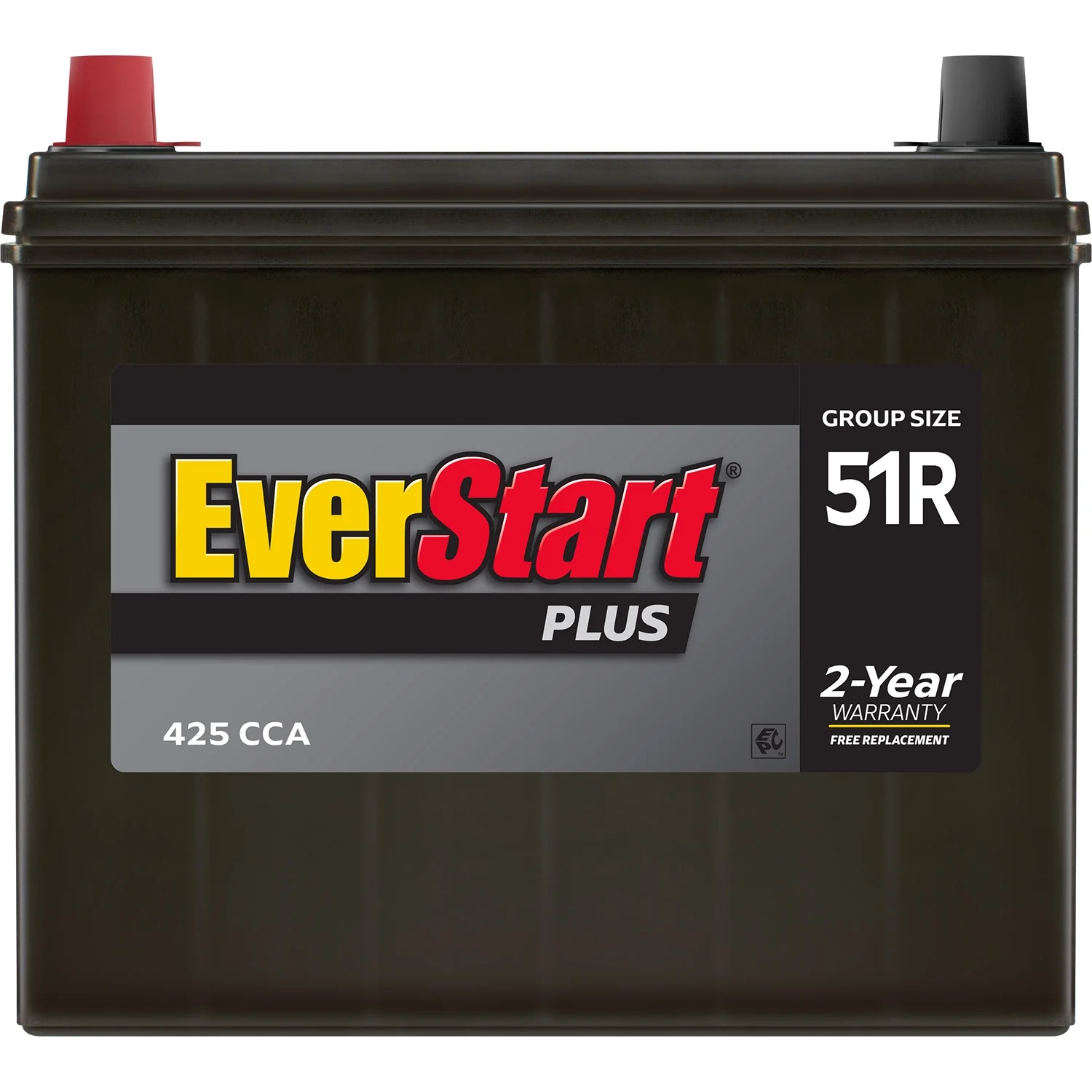 Plus Lead Acid Automotive Battery, Group Size 51R 12 Volt, 425 CCA - Image 6