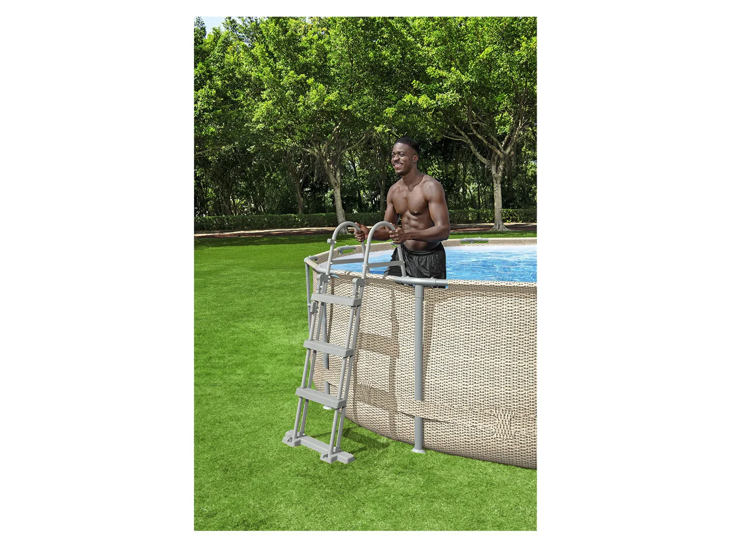 Bestway chelle de piscine Flowclear, 107 cm