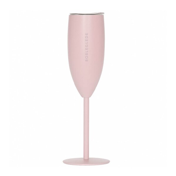 Termo champagneglass BOBLEGLEDE 12 cl dus rosa