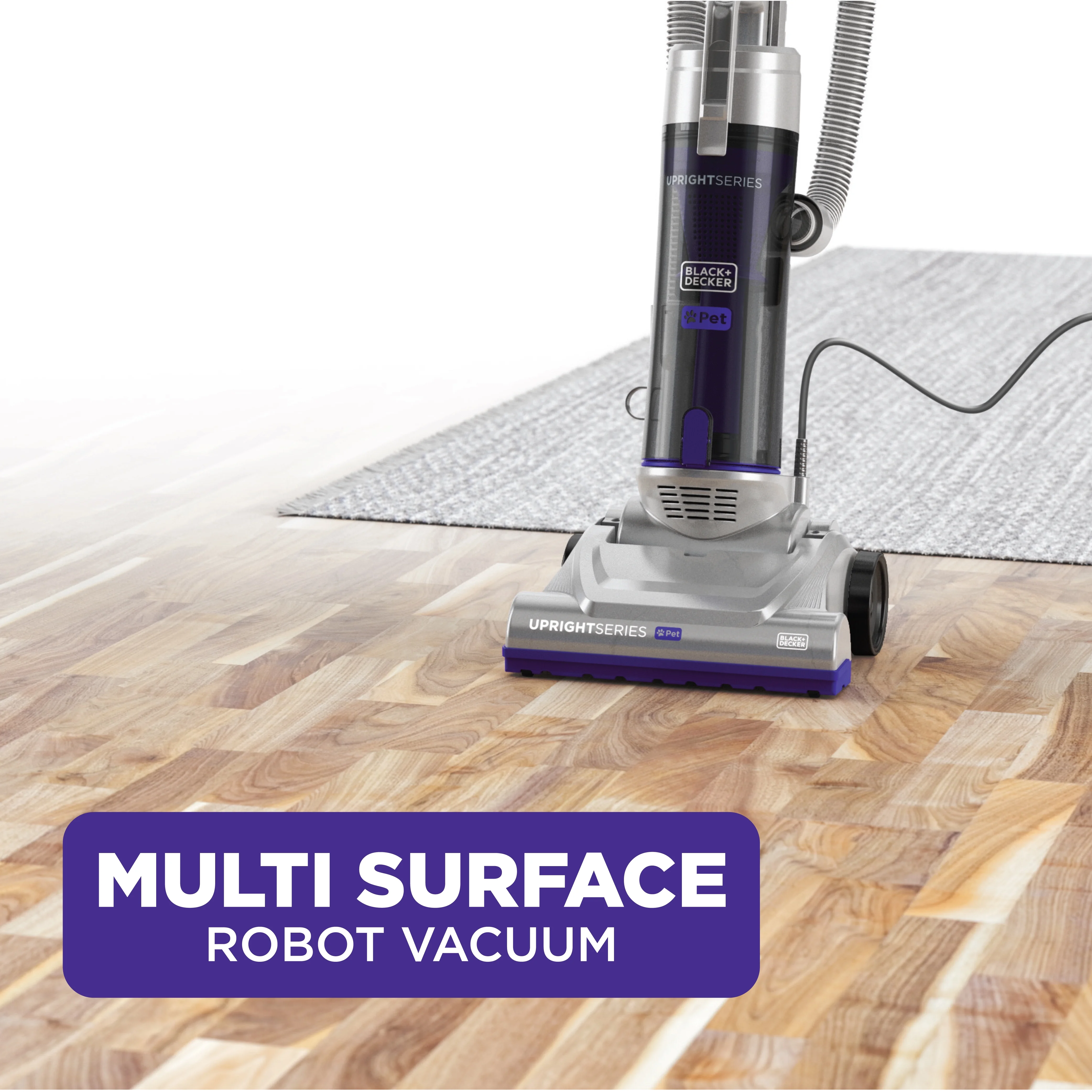 Black + Decker Uprightseries Lite PET Upright Vacuum with Pet Hair Attachment