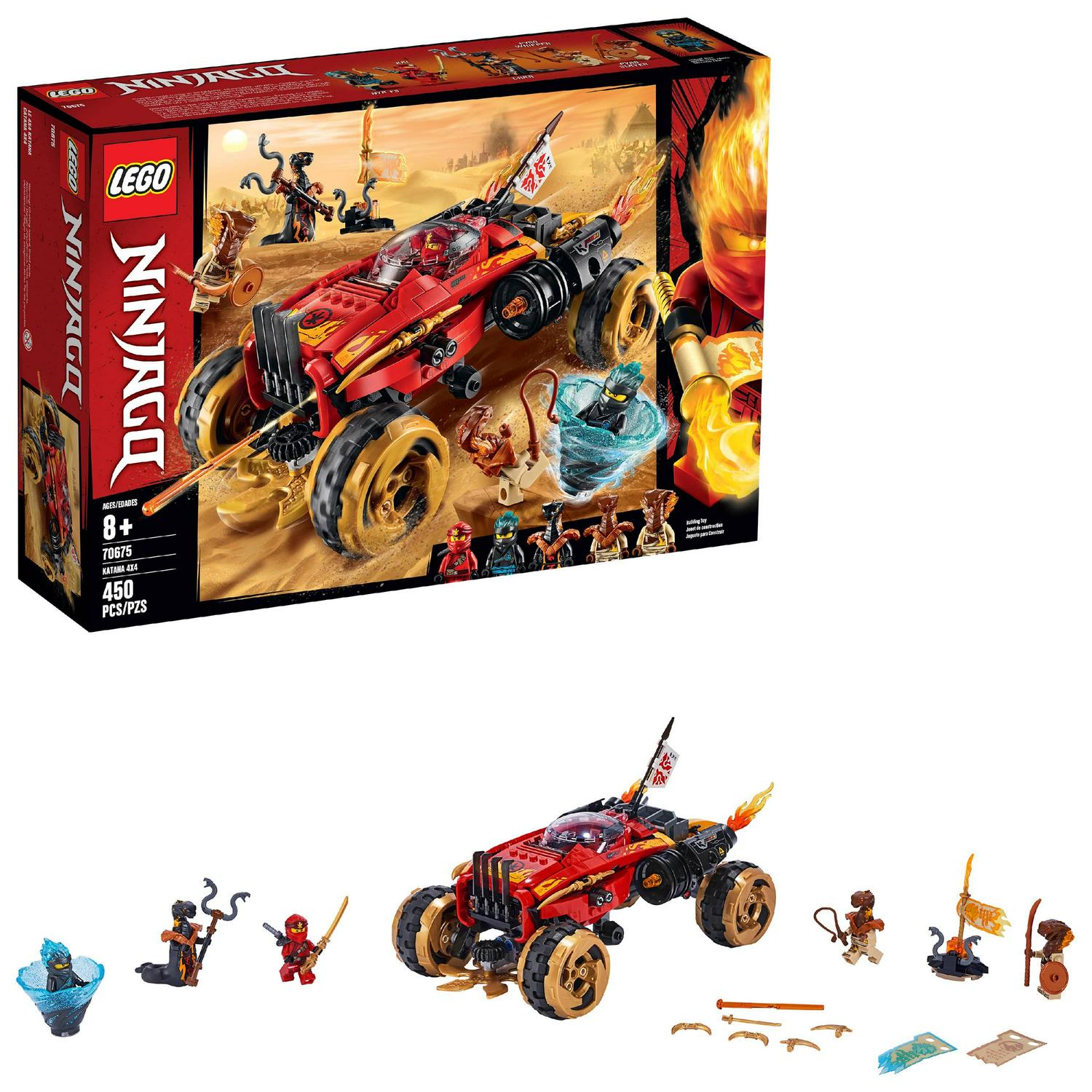 Ninjago Katana 4#215;4 70675 Ninja Toy Truck Building Kit (450 Pieces)