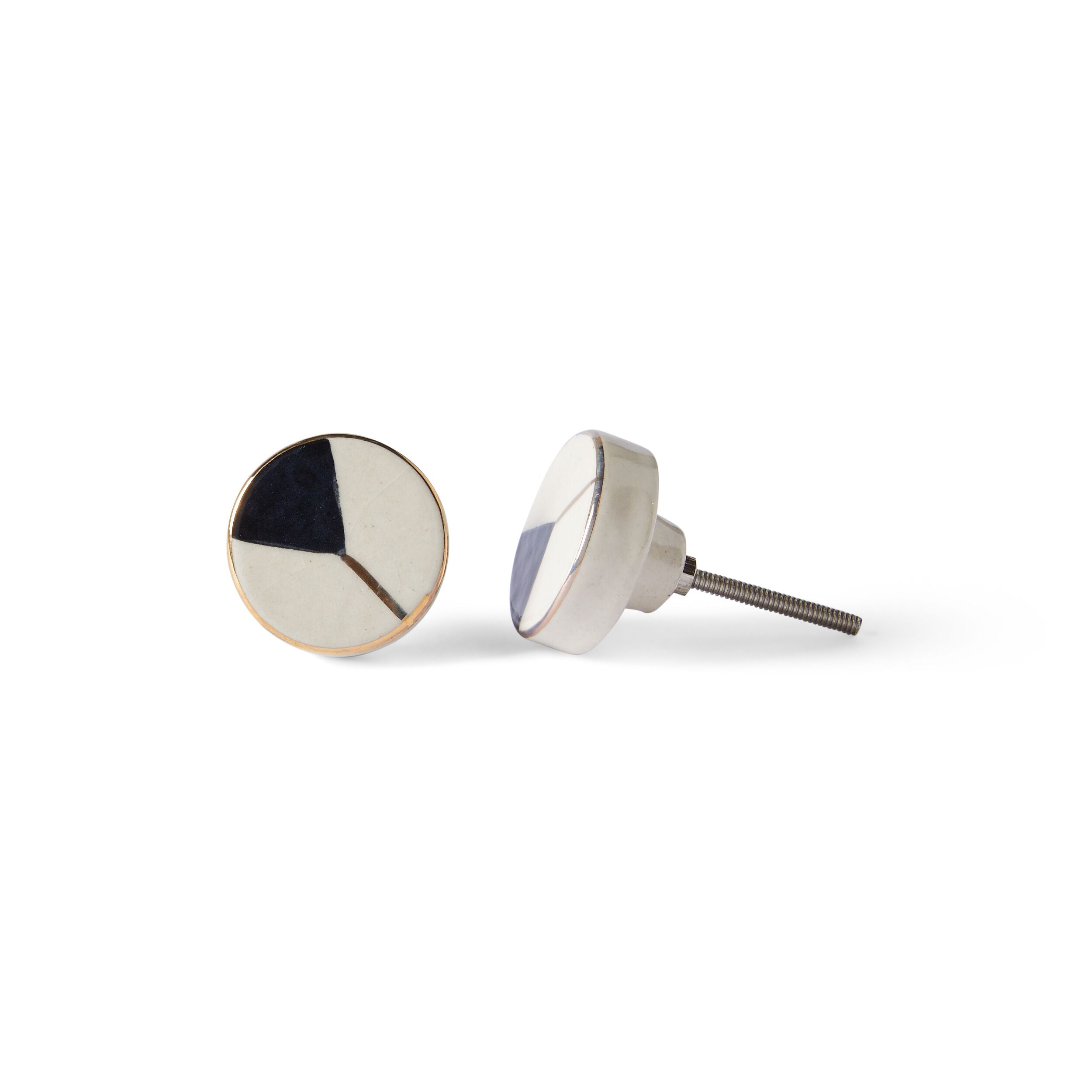 Java Gold Rim Knob 4cm
