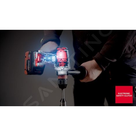Metabo – Perceuse-visseuse sans fil 18V 602358850 – Moteur Brushless – Couple max 130Nm – Perçage acier 13mm – Crochet de ceinture inclus — vue 5