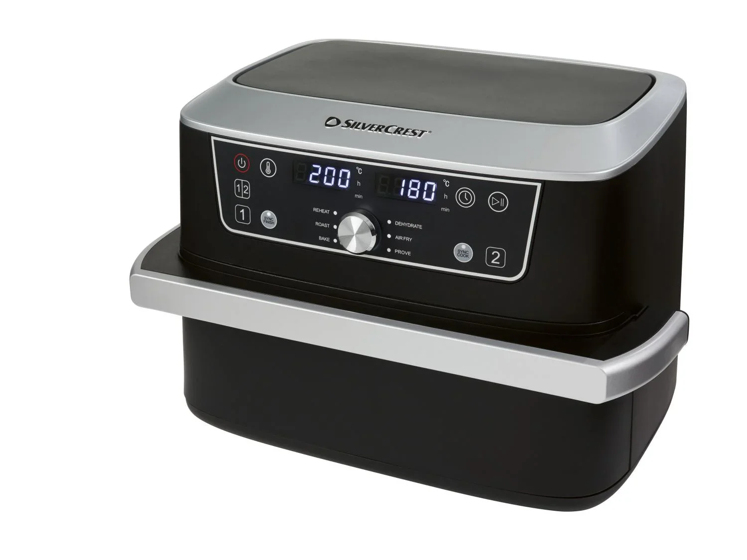 SILVERCREST Friteuse  air chaud double compartiment