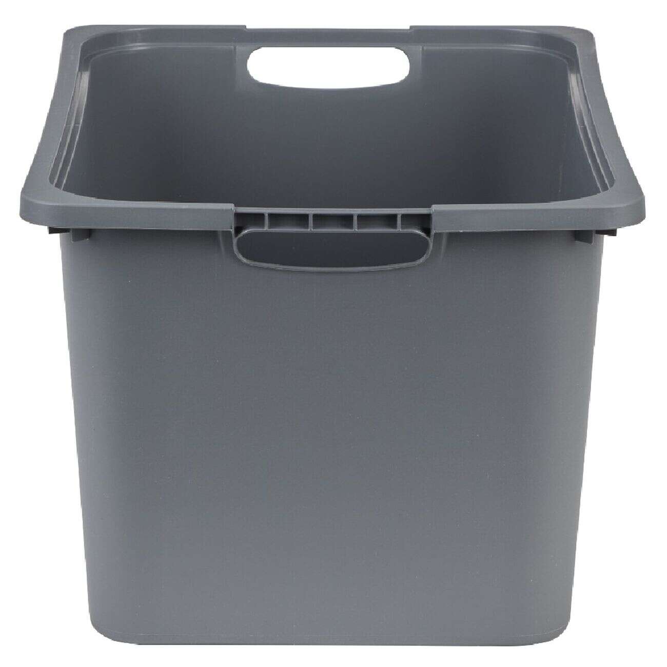 Bac plastique gris 40x29,8xH22,8cm
