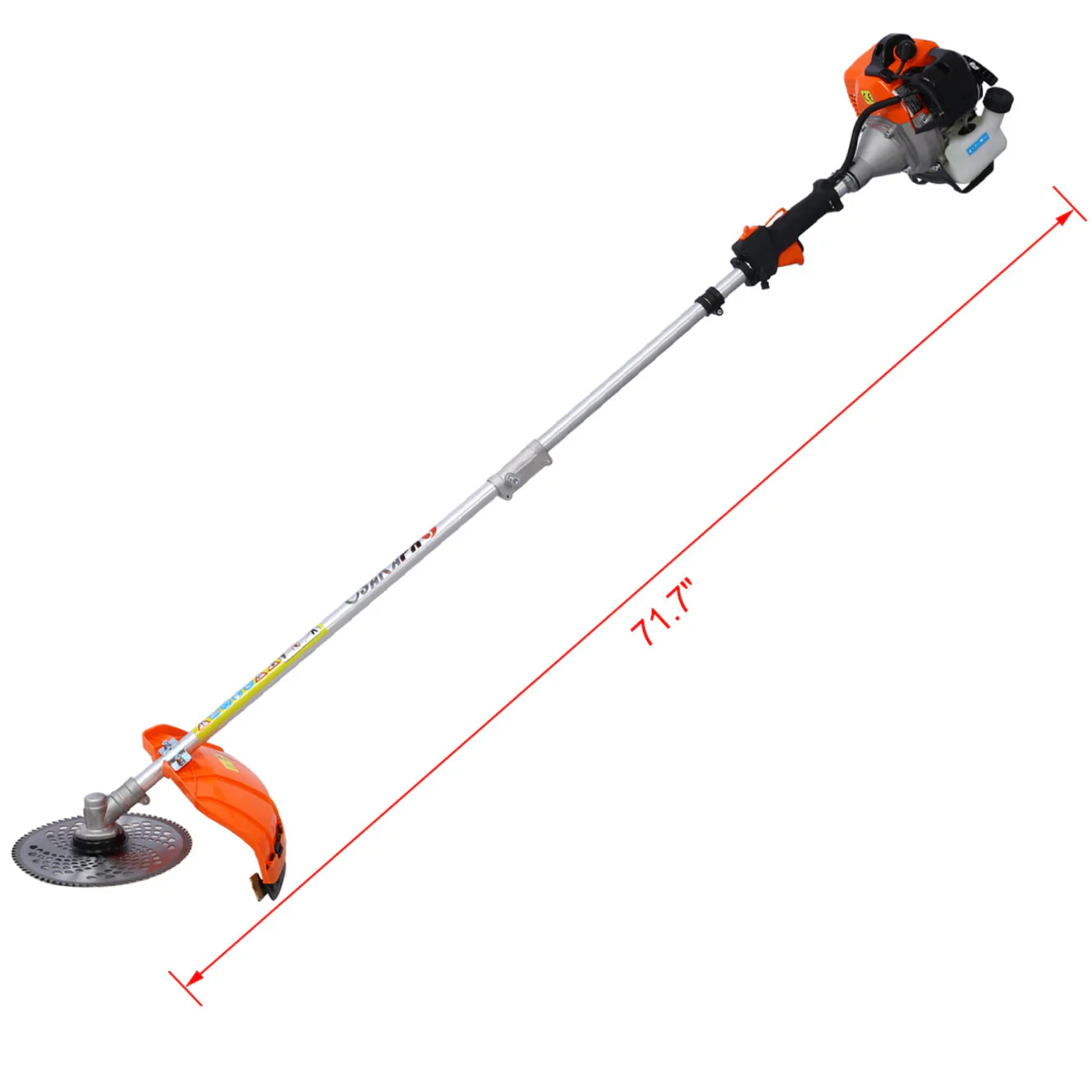 12 in 1 Multi-Functional Trimming Tool,Gas Pole Saw Plus Weed Eater,52CC 2-Cycle Garden Tool System Hedge Trimmer and Brush Cutter