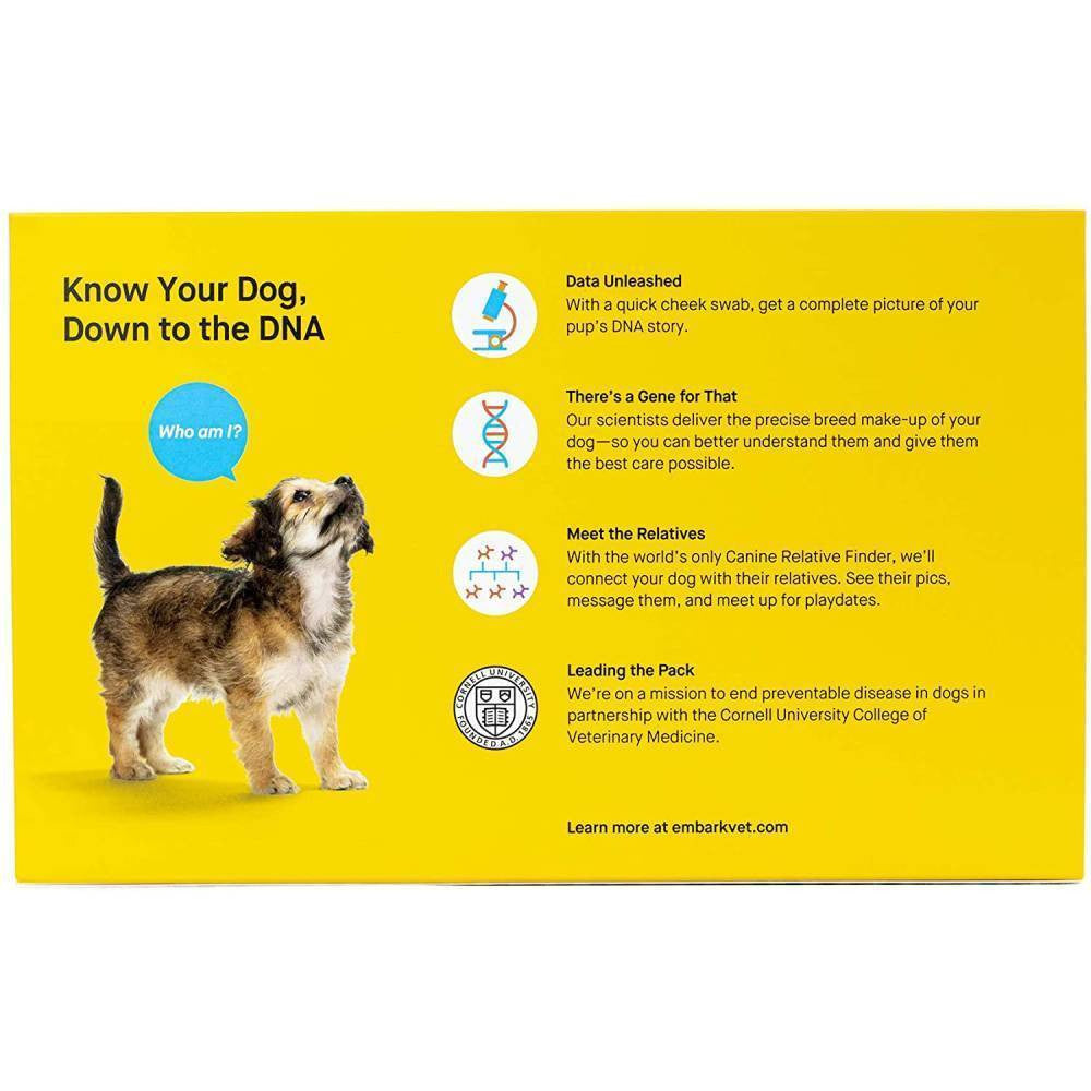 Test ADN canin Embark, kit d'identification de race