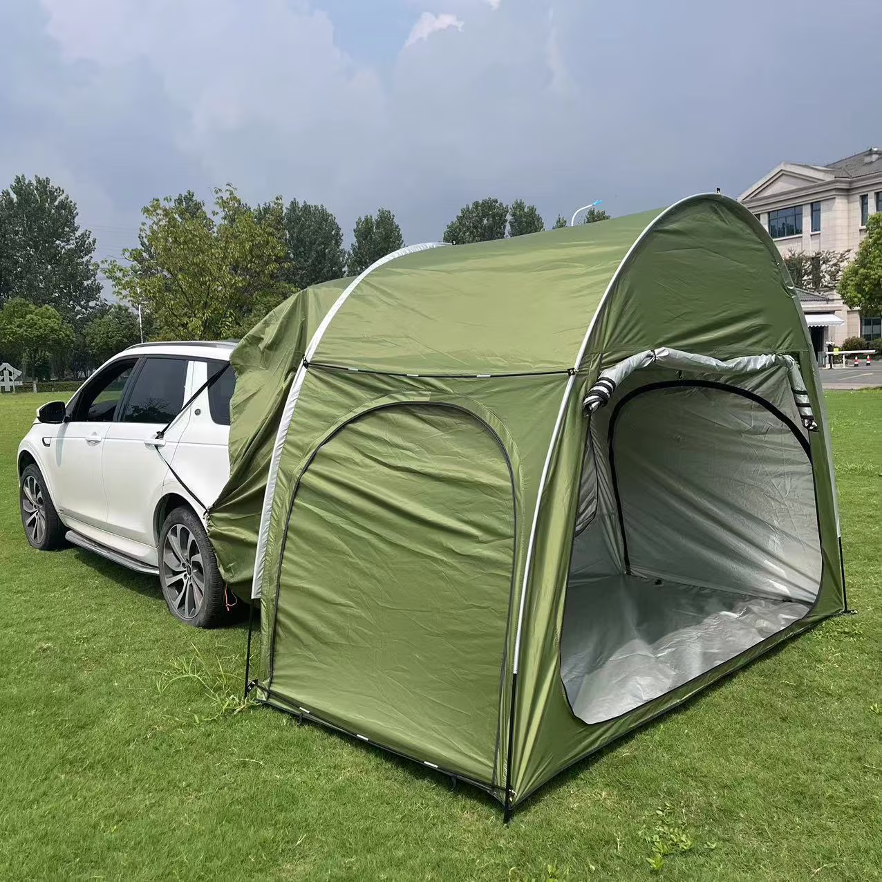 Outdoor Portable Arch Car Rear Camping Tent Self - Driving Sunshade Tent for SUV/Sedan