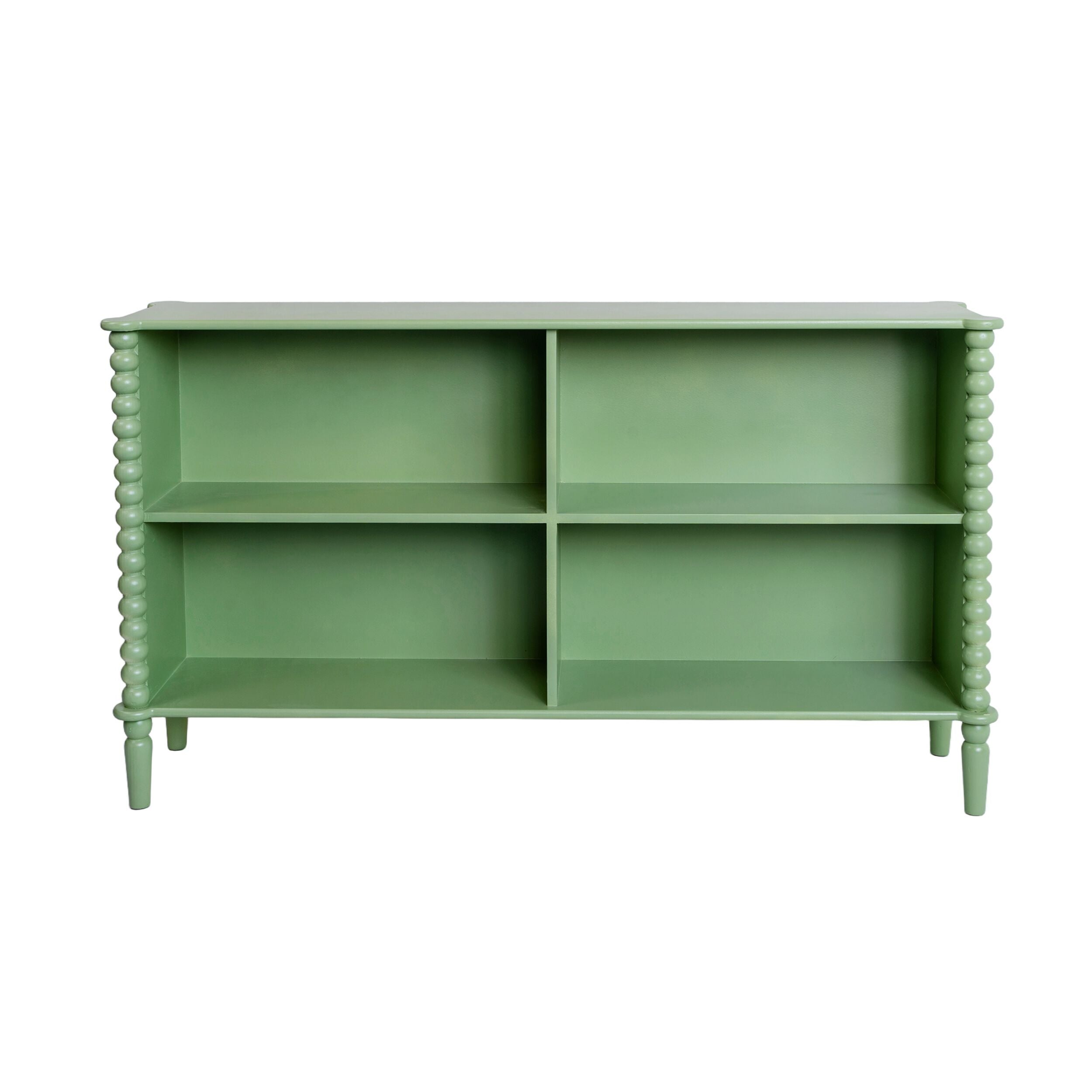 Maisie Low Bookcase Green