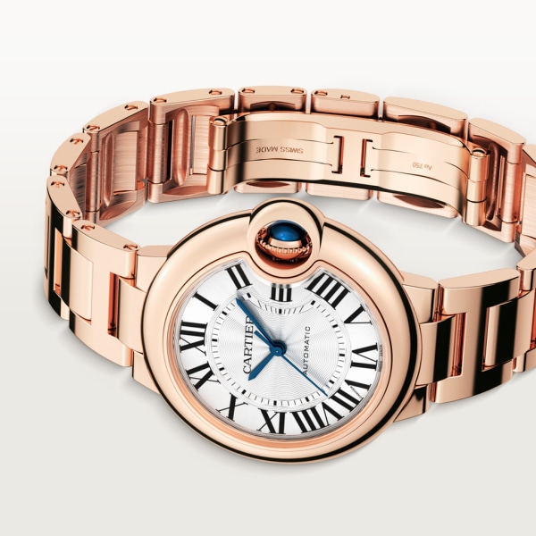 [Super Clone]BALLON BLEU Rose Gold 33mm