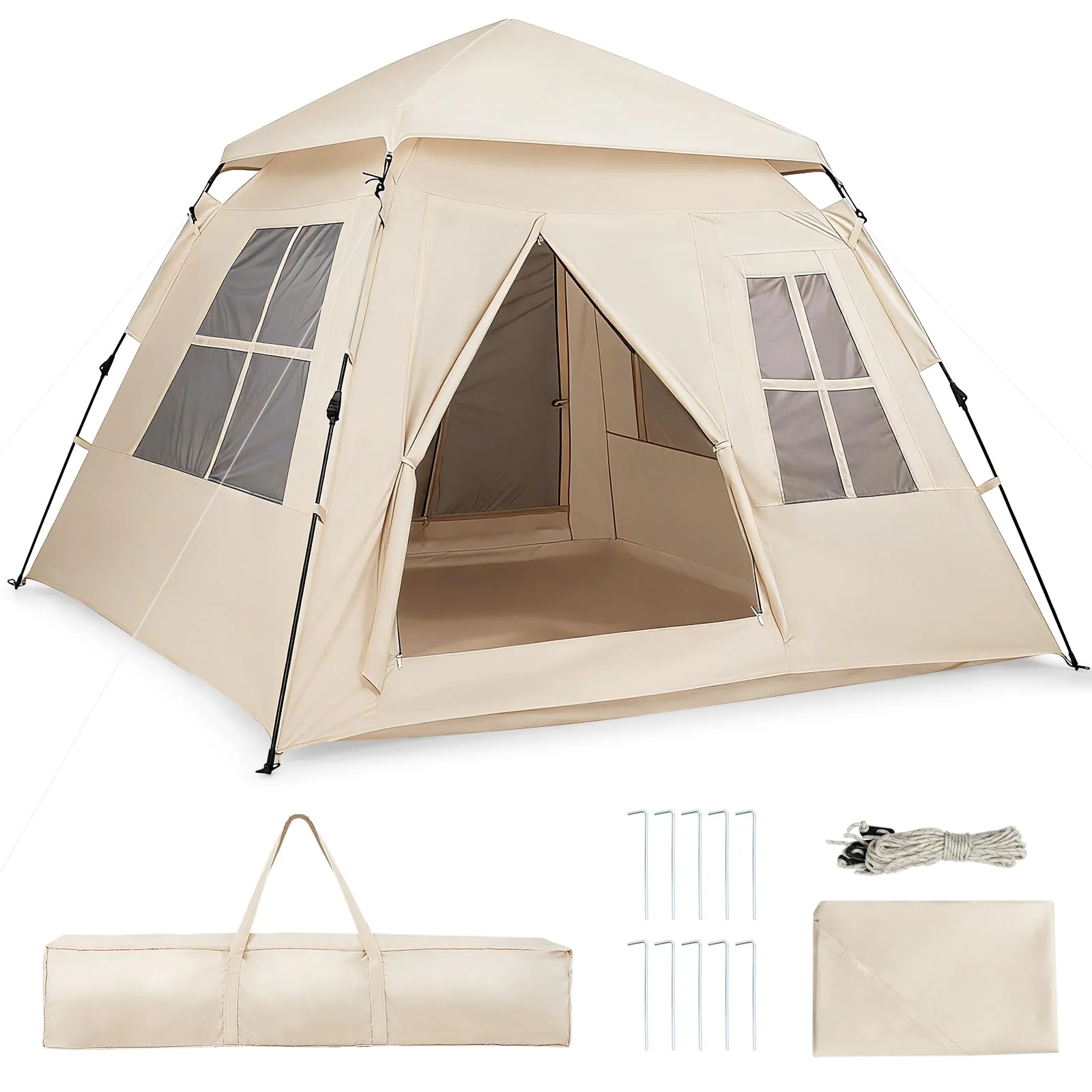 Tangkula 4 Person Camping Tent