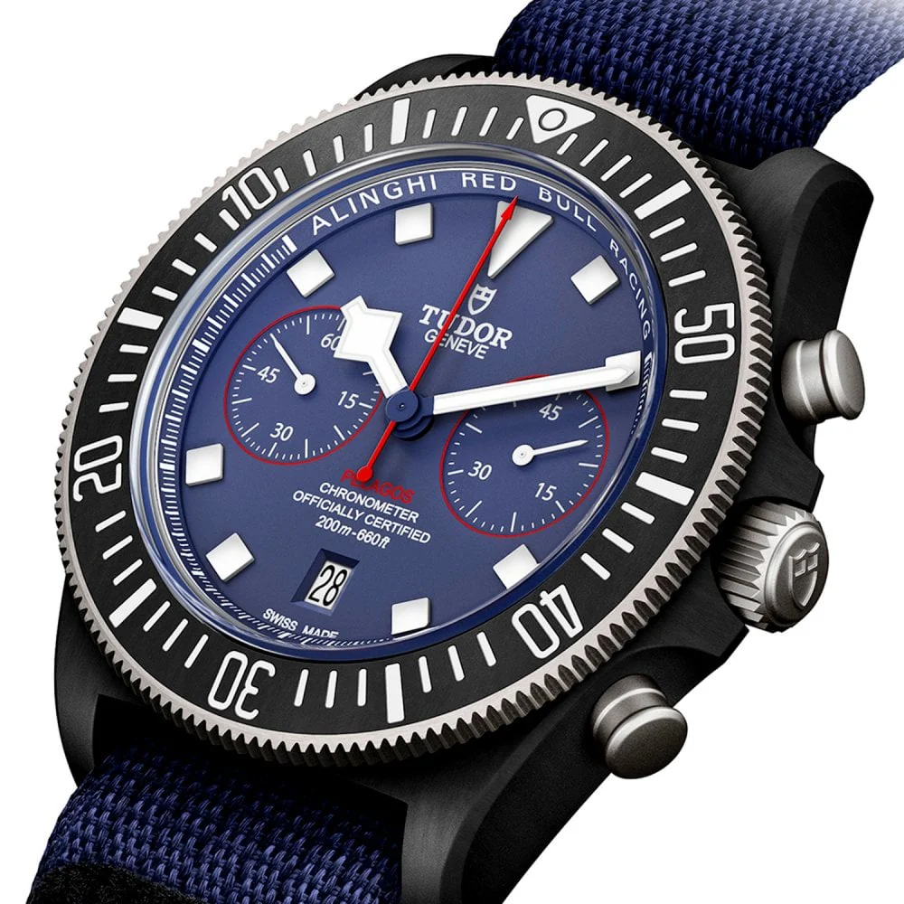 【Super Clone】TUDOR Pelagos FXD x Red Bull Alinghi Edition 42mm Men's Chronograph Watch M25807KN-0001