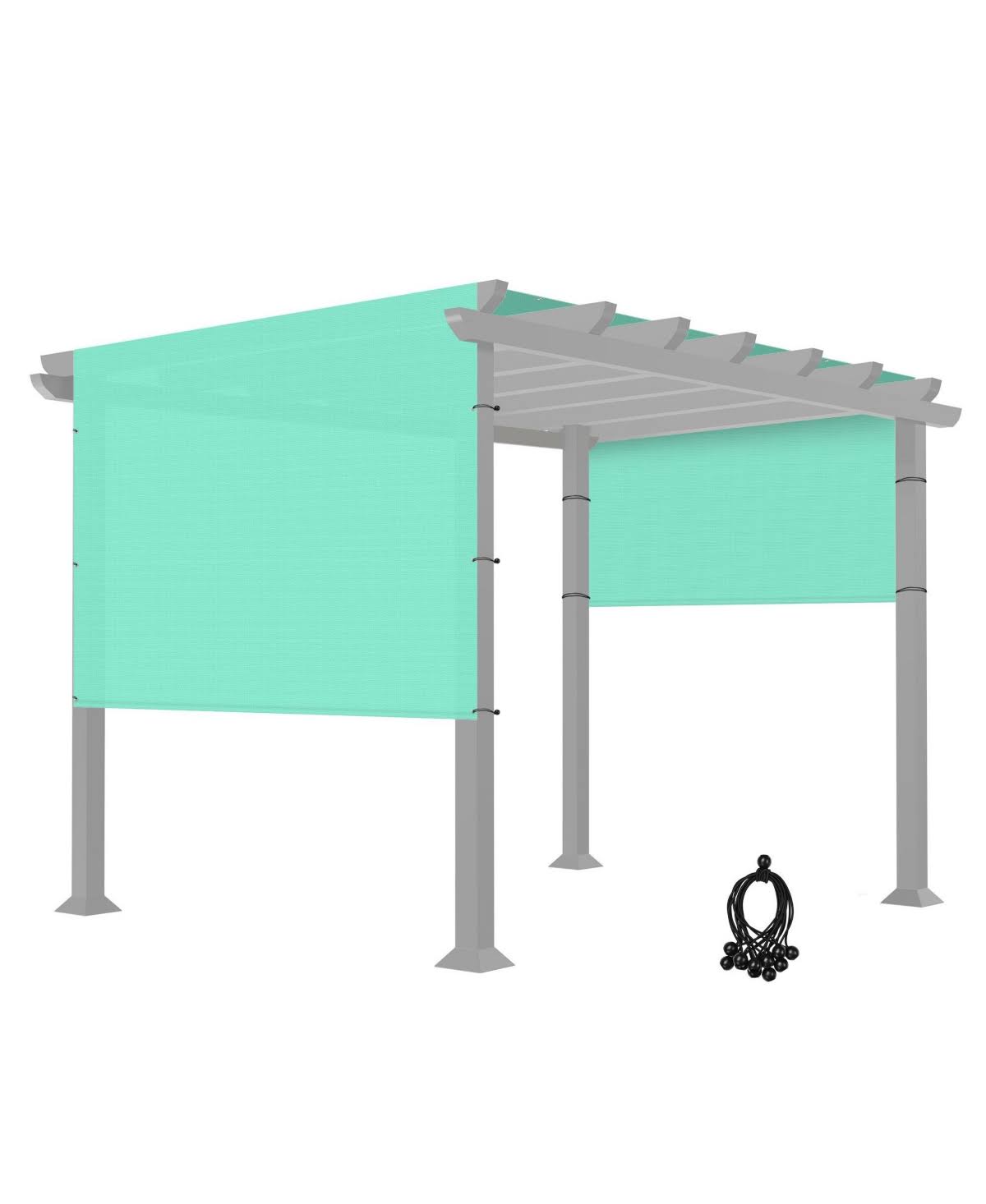 Yescom 8x16 ft Universal Pergola Canopy Replacement Cover Sun Shade Rod Pocket Patio