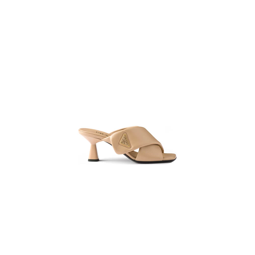 Prada Padded nappa leather sandals