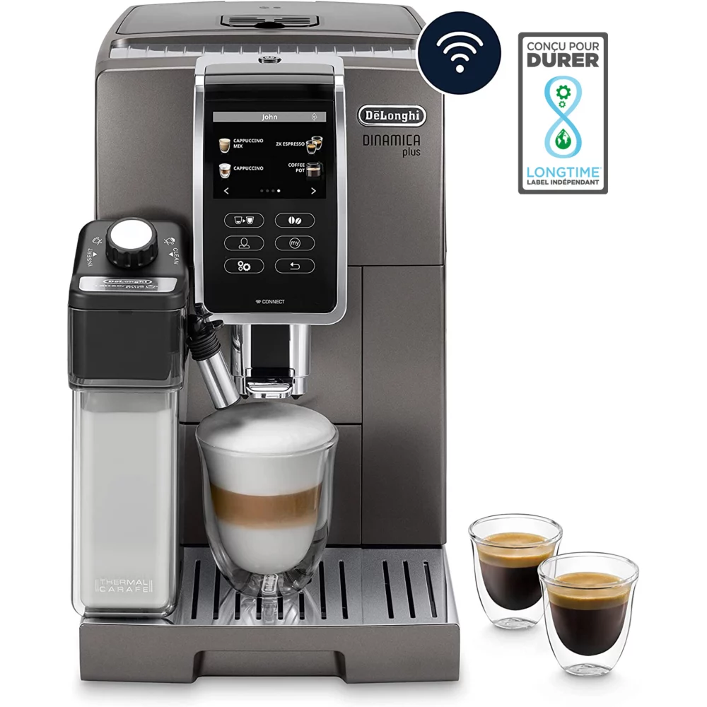 Moulin à expresso Delonghi Dinamica FEB3795.T titane