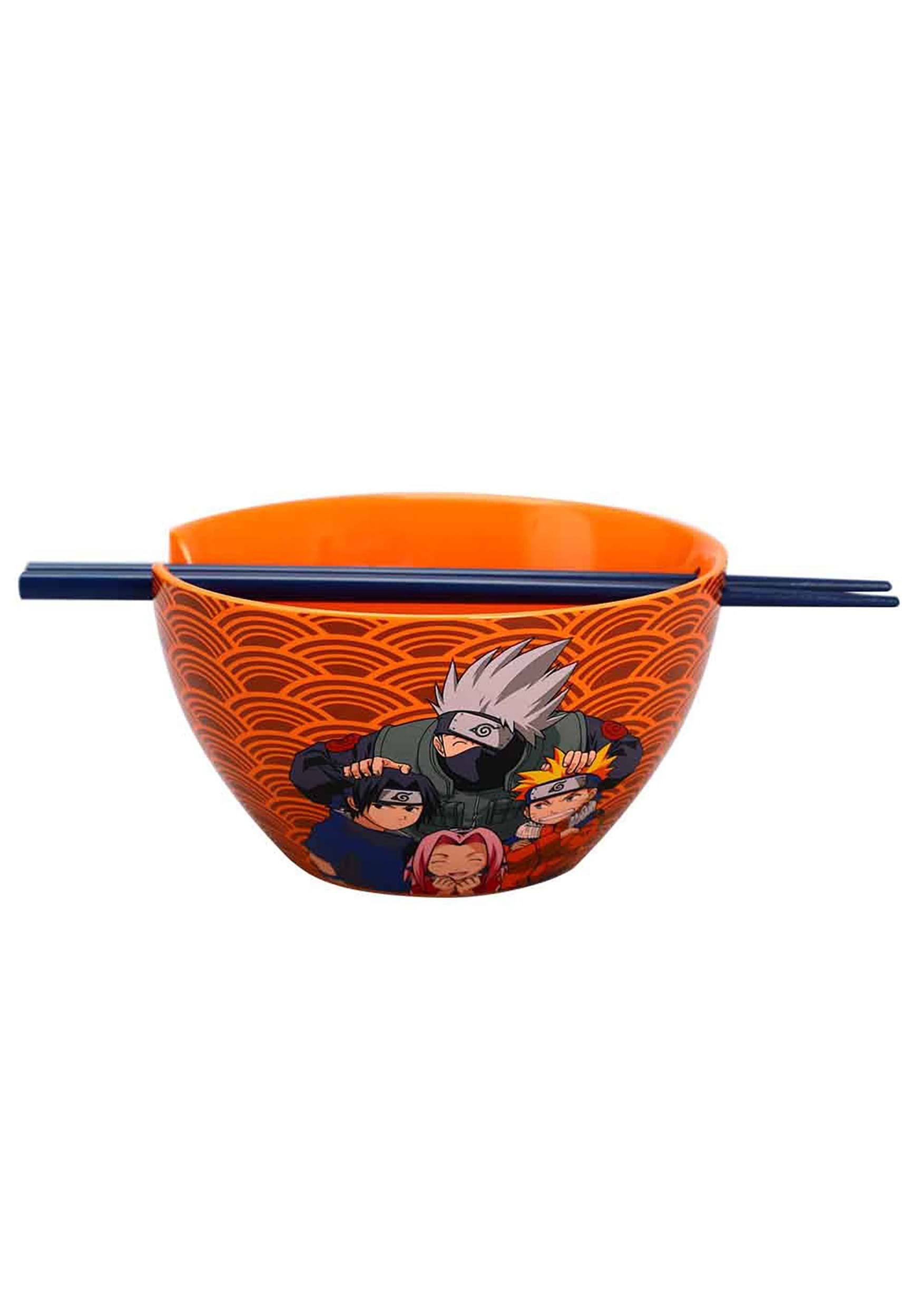 Bioworld Naruto Ceramic Ramen Bowl with Chopsticks