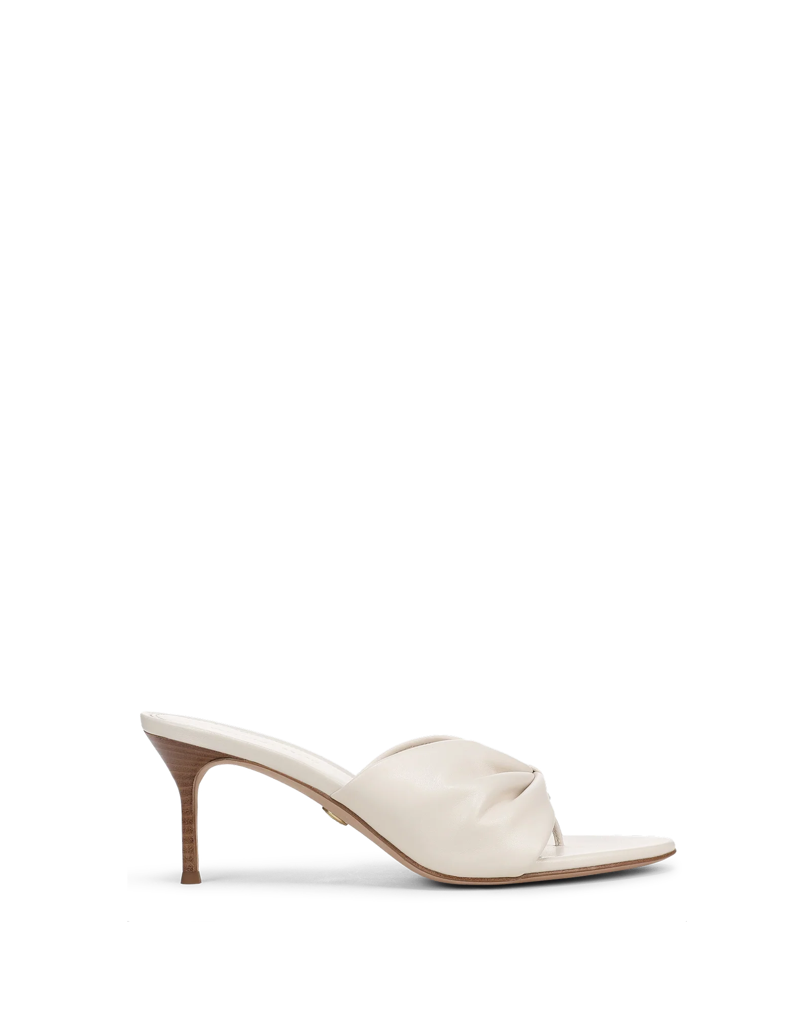 Tullia Leather Mid-Heel Sandal