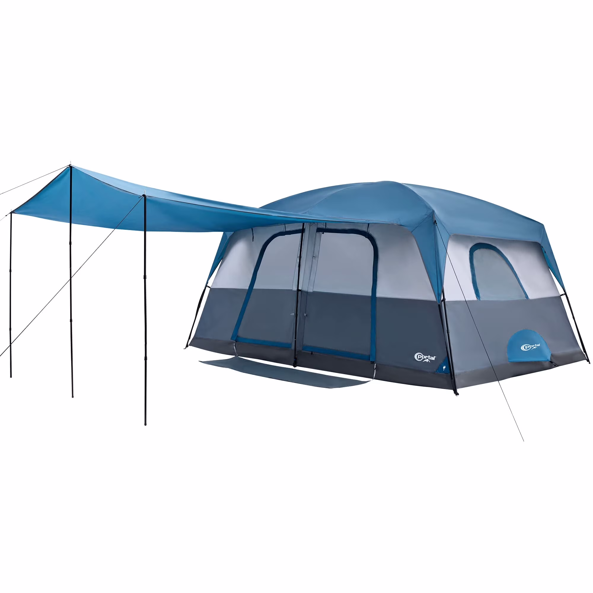 Family Camping Tent for 6/8/10 People with Porch Tall Height Good Ventilation Water Resistant Ideal for Outdoor Camping Backyard