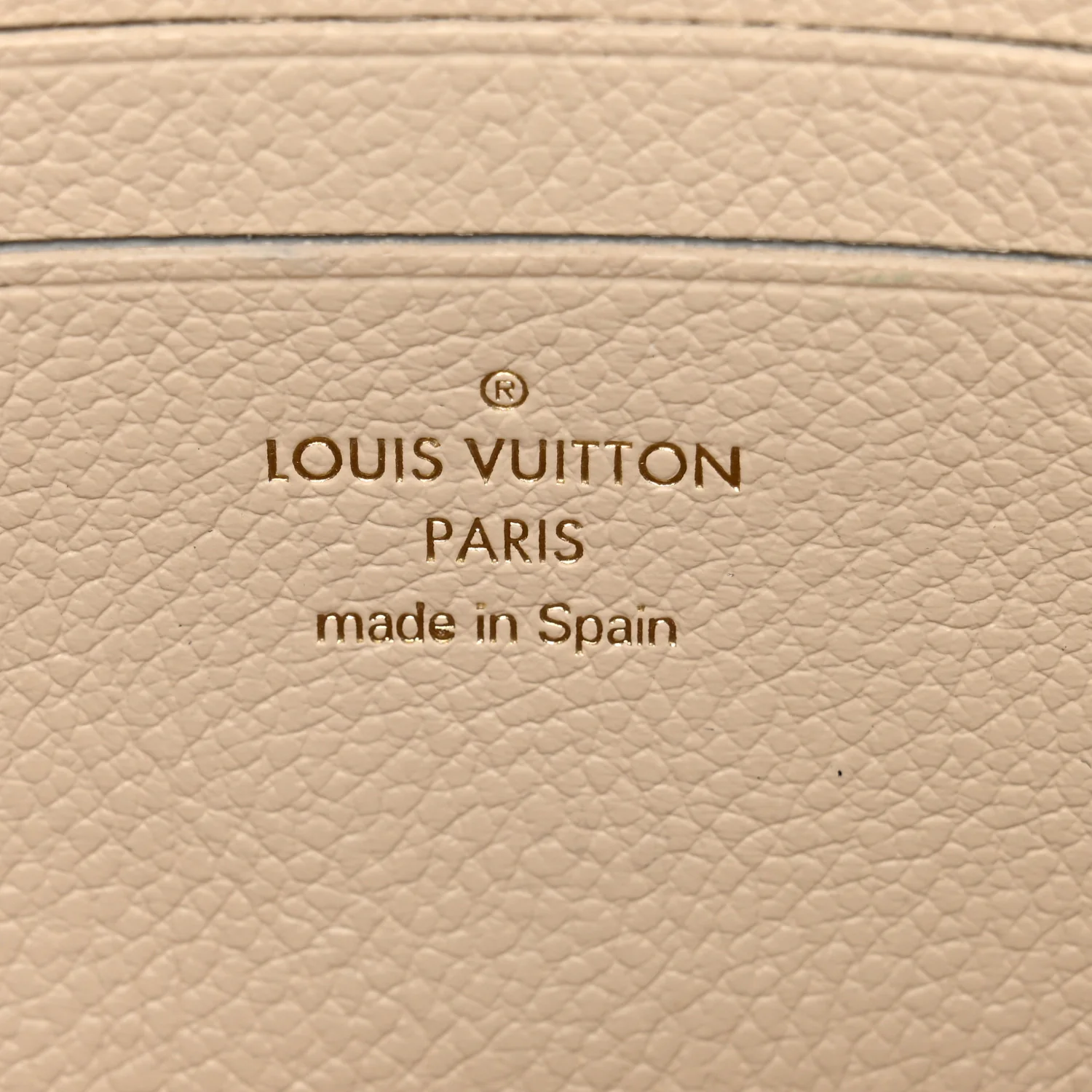 Empreinte Monogram Giant Ivy Wallet On Chain Cream